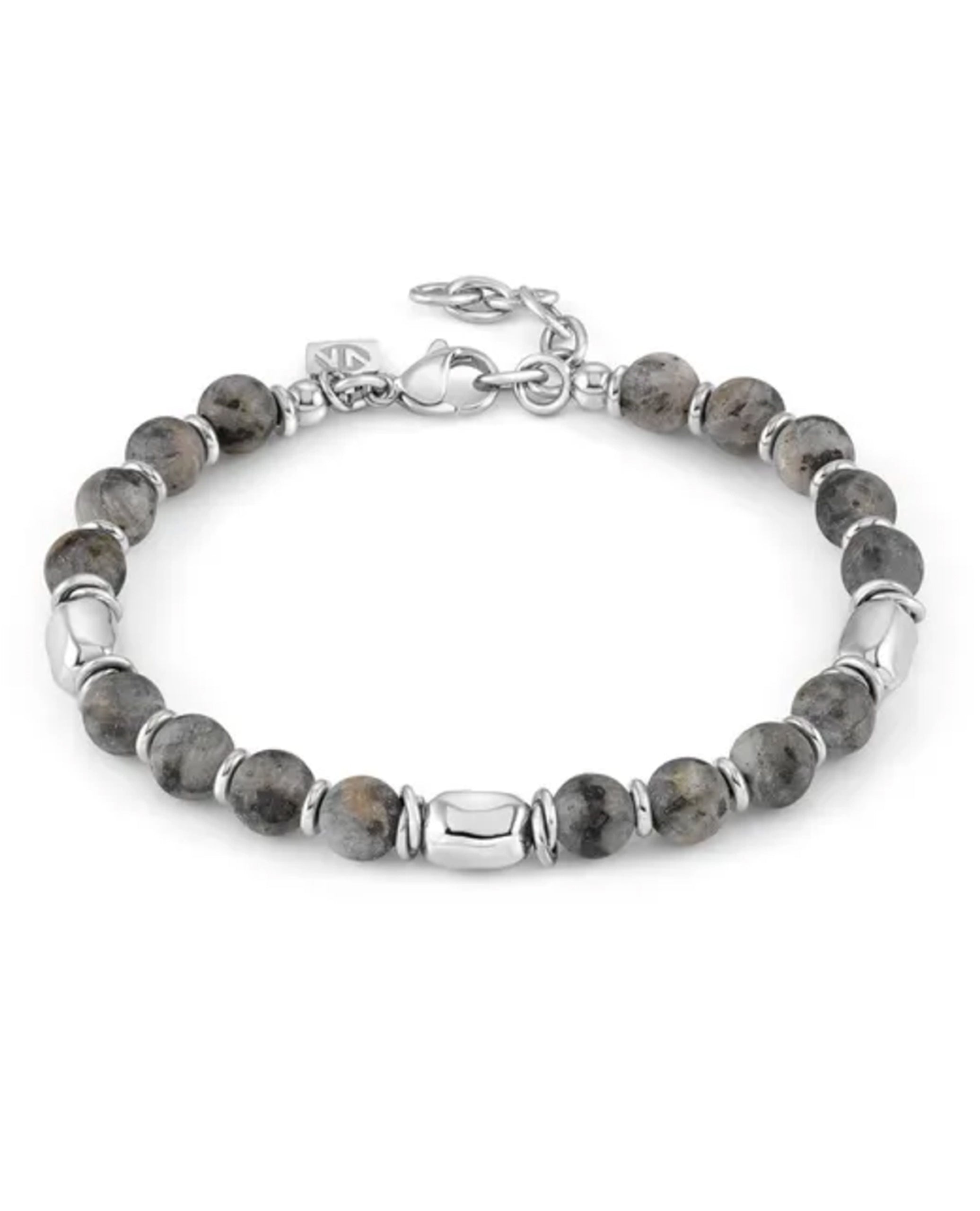 Nomination 027930/081 Instinct Style Stones Bracelet- Gray Jasper