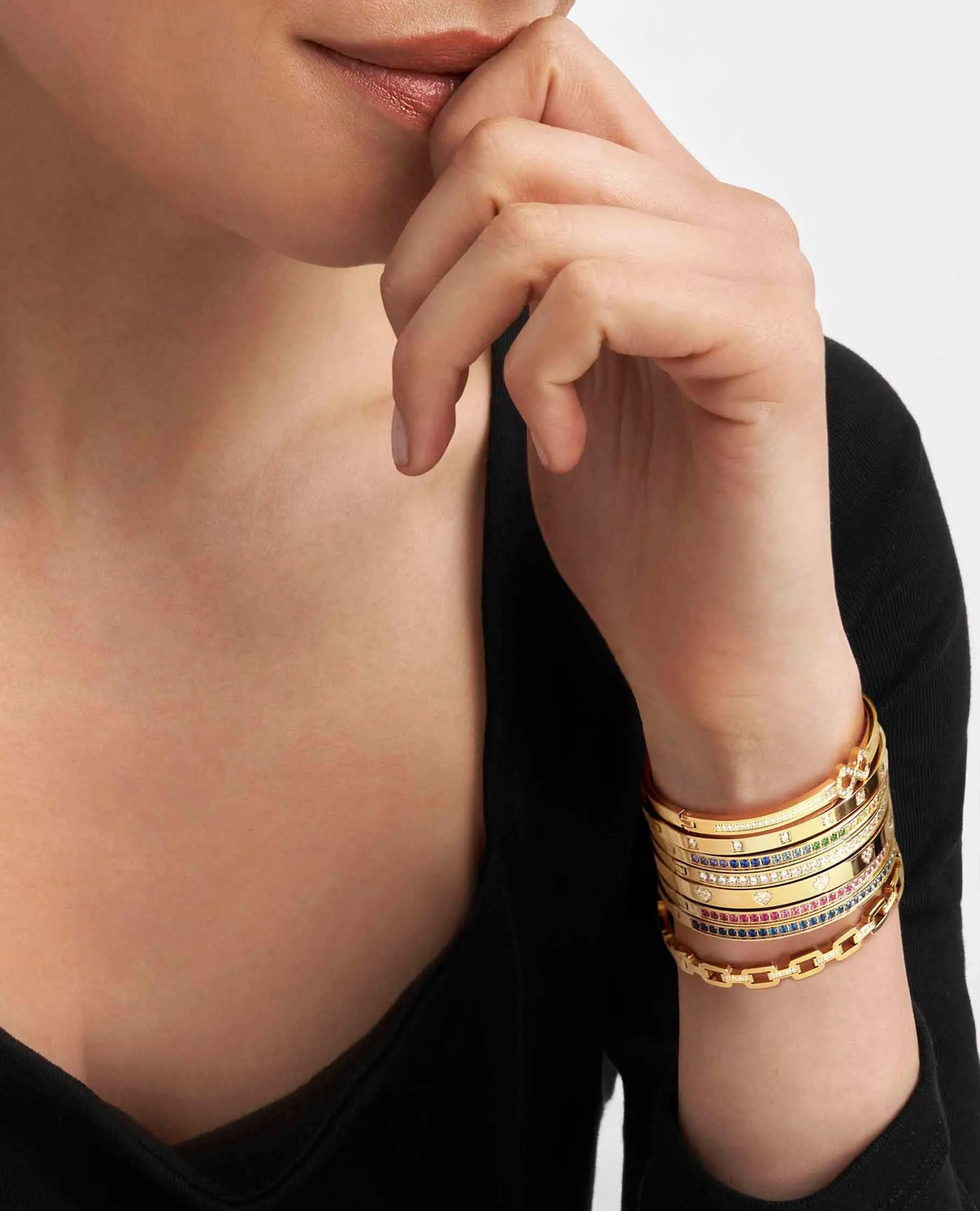 Nomination 029514/012 Pretty Bangles Bracelet with CZ