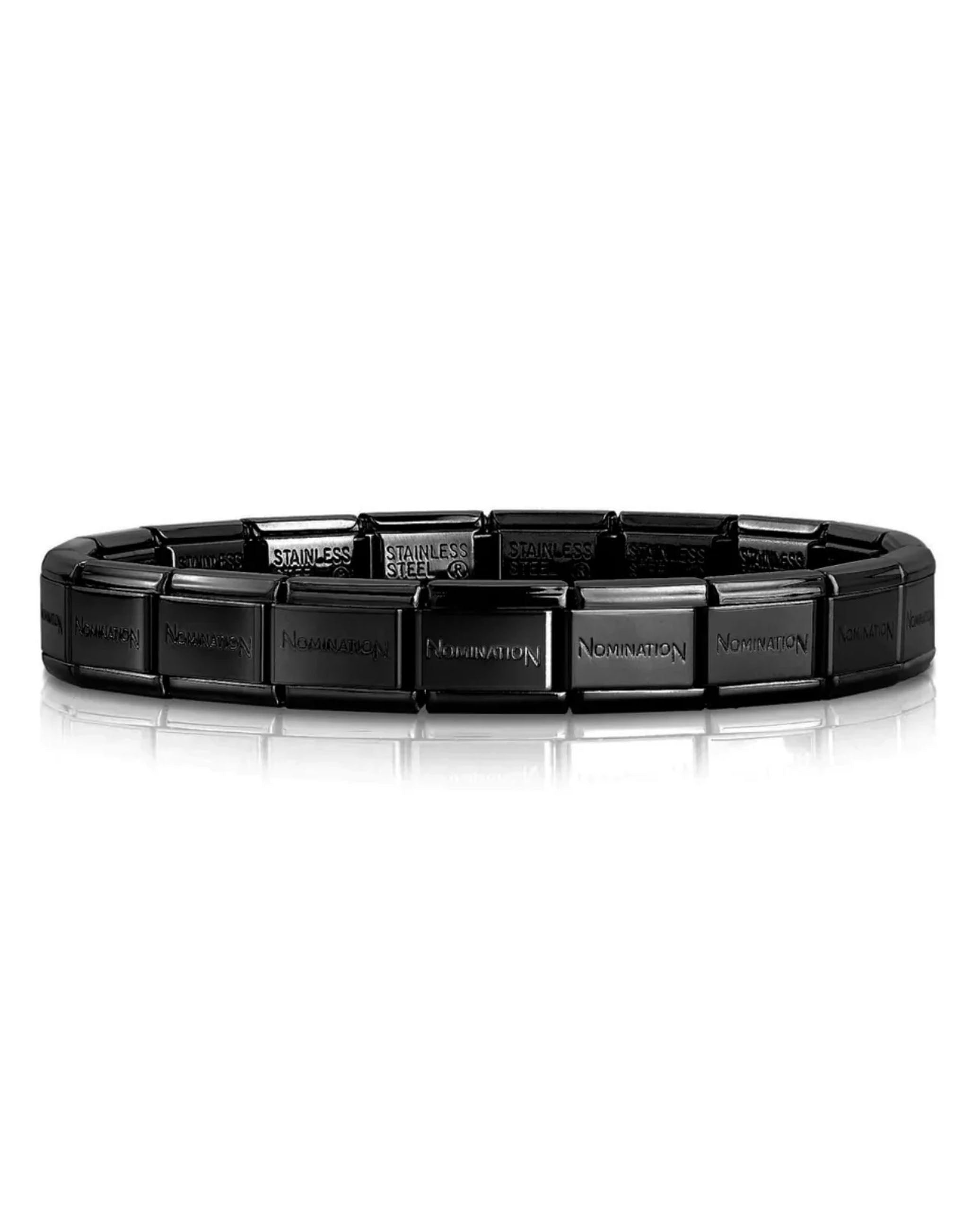 Nomination Composable 030001/SI/066 Classic Band in Stainless Steel Branded - Matte Black