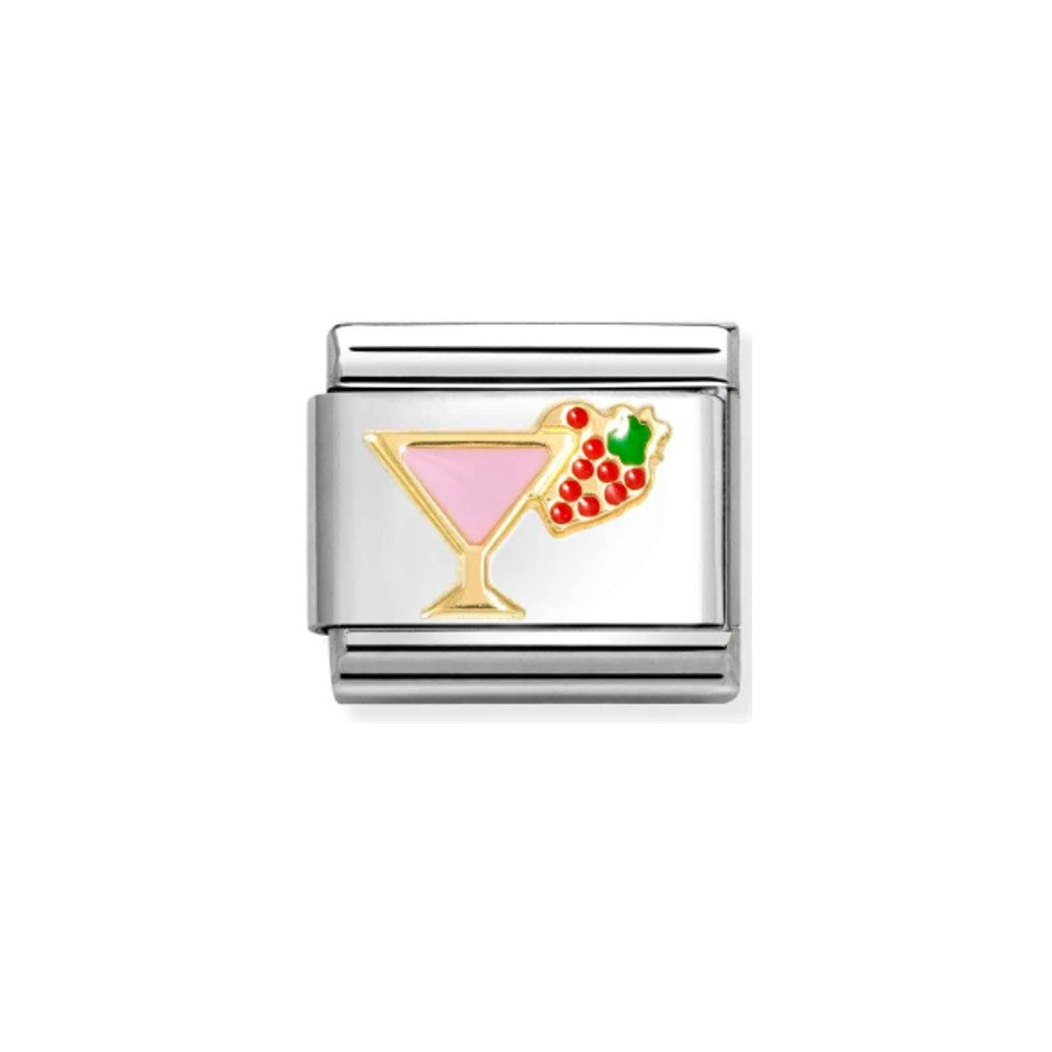 Nomination Composable 030272/88 Cocktail with Strawberry