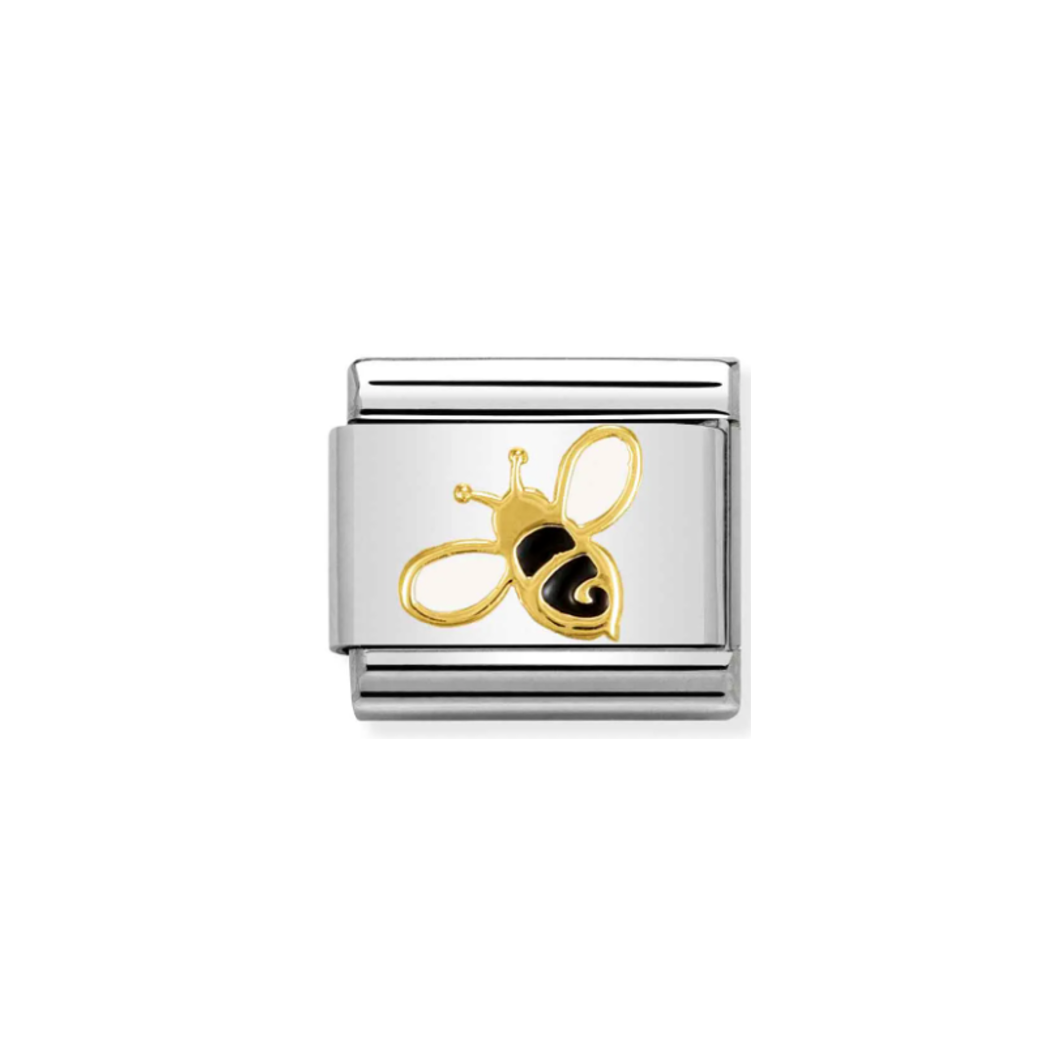 Nomination Composable 030278/01 Bee in Enamel and Gold