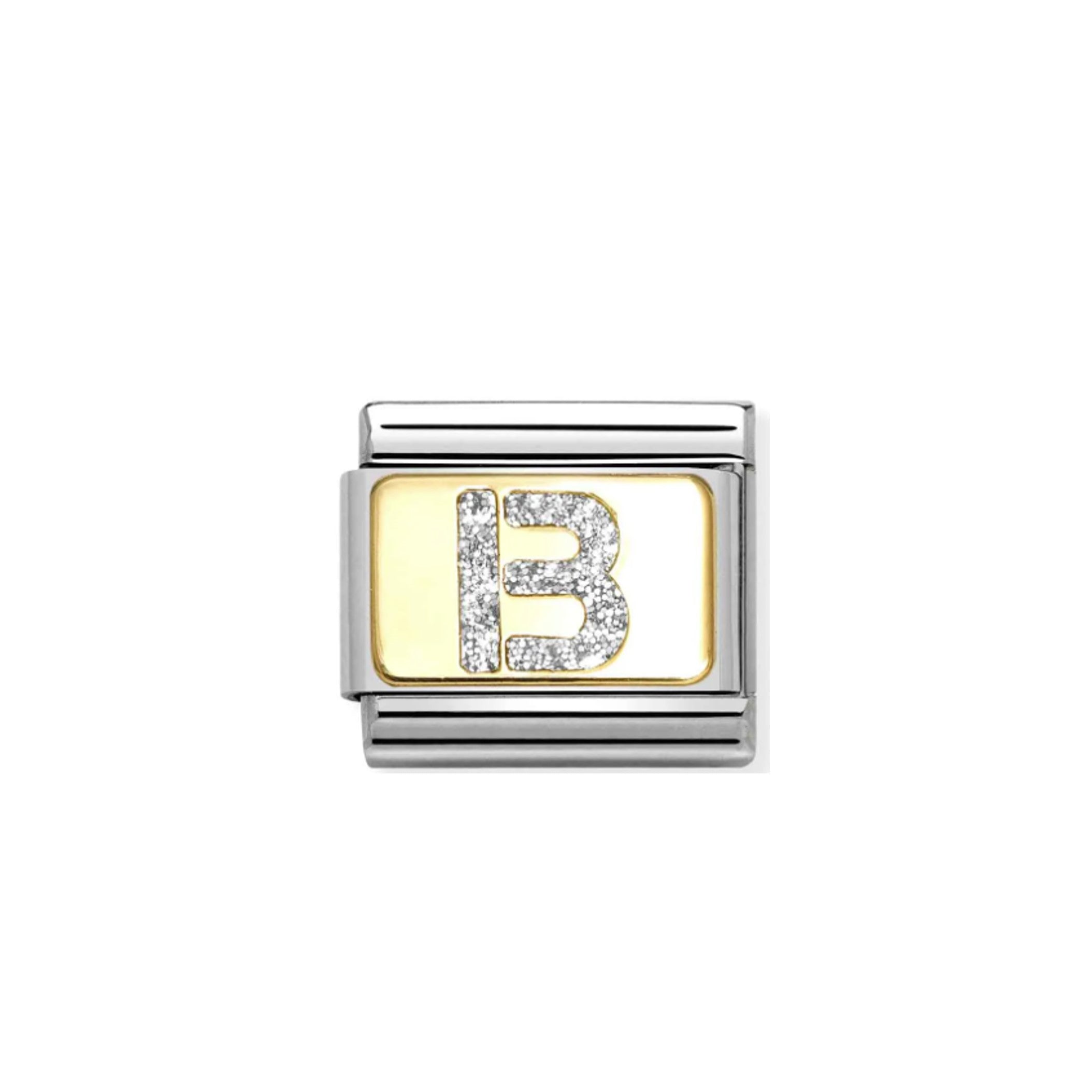 Nomination Composable 030291/02 Glitter Letter B