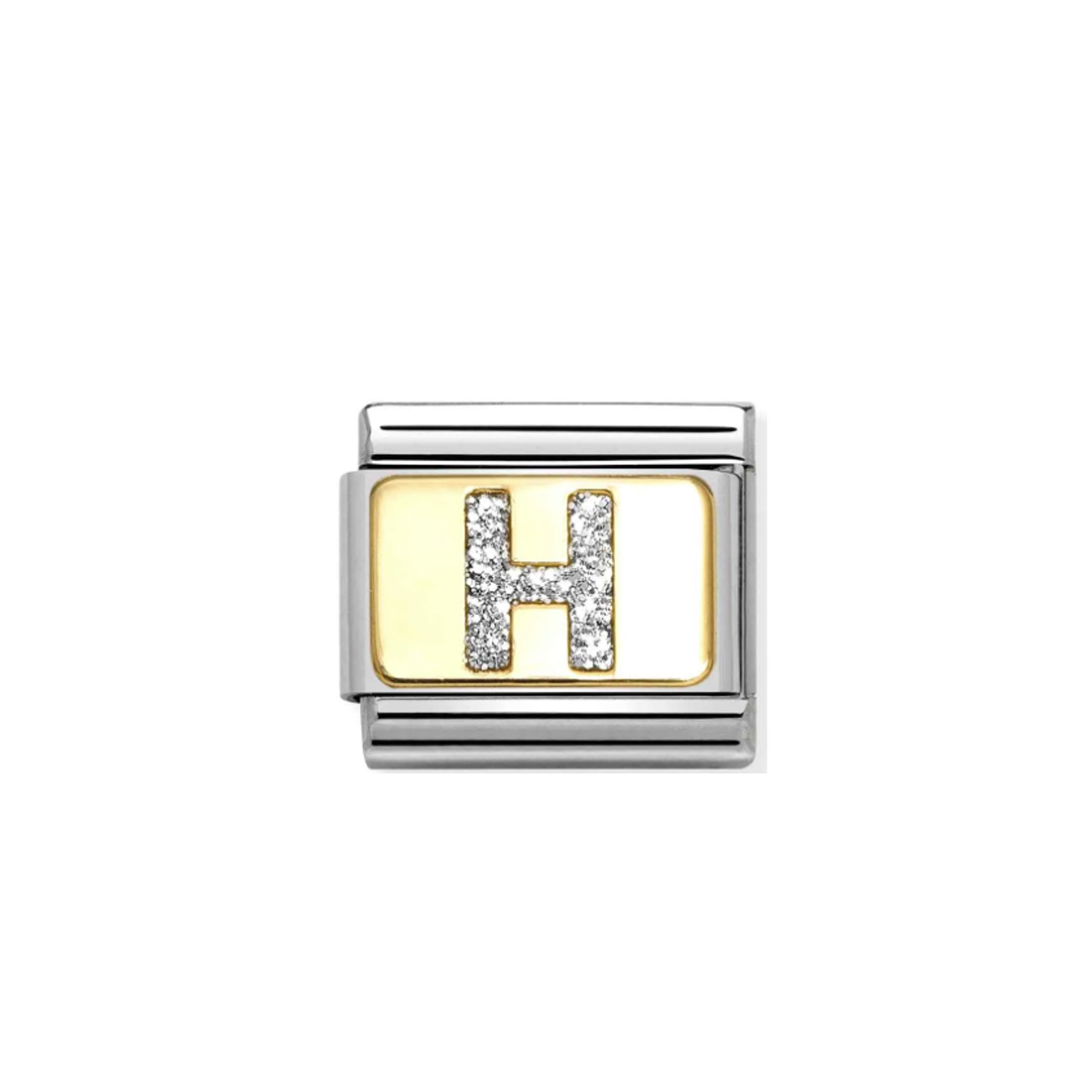 Nomination Composable 030291/08 Glitter Letter H