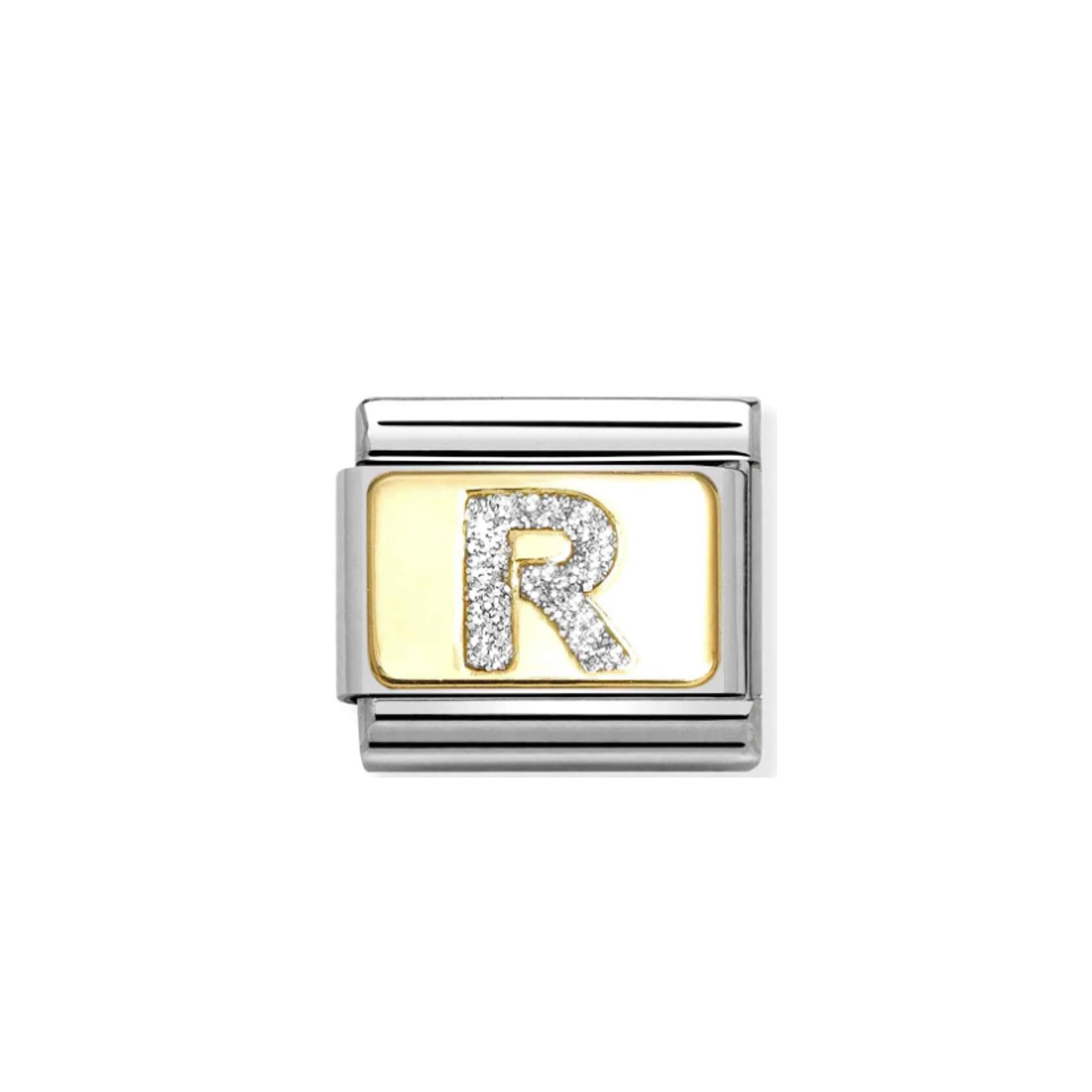 Nomination Composable 030291/18 Glitter Letter R