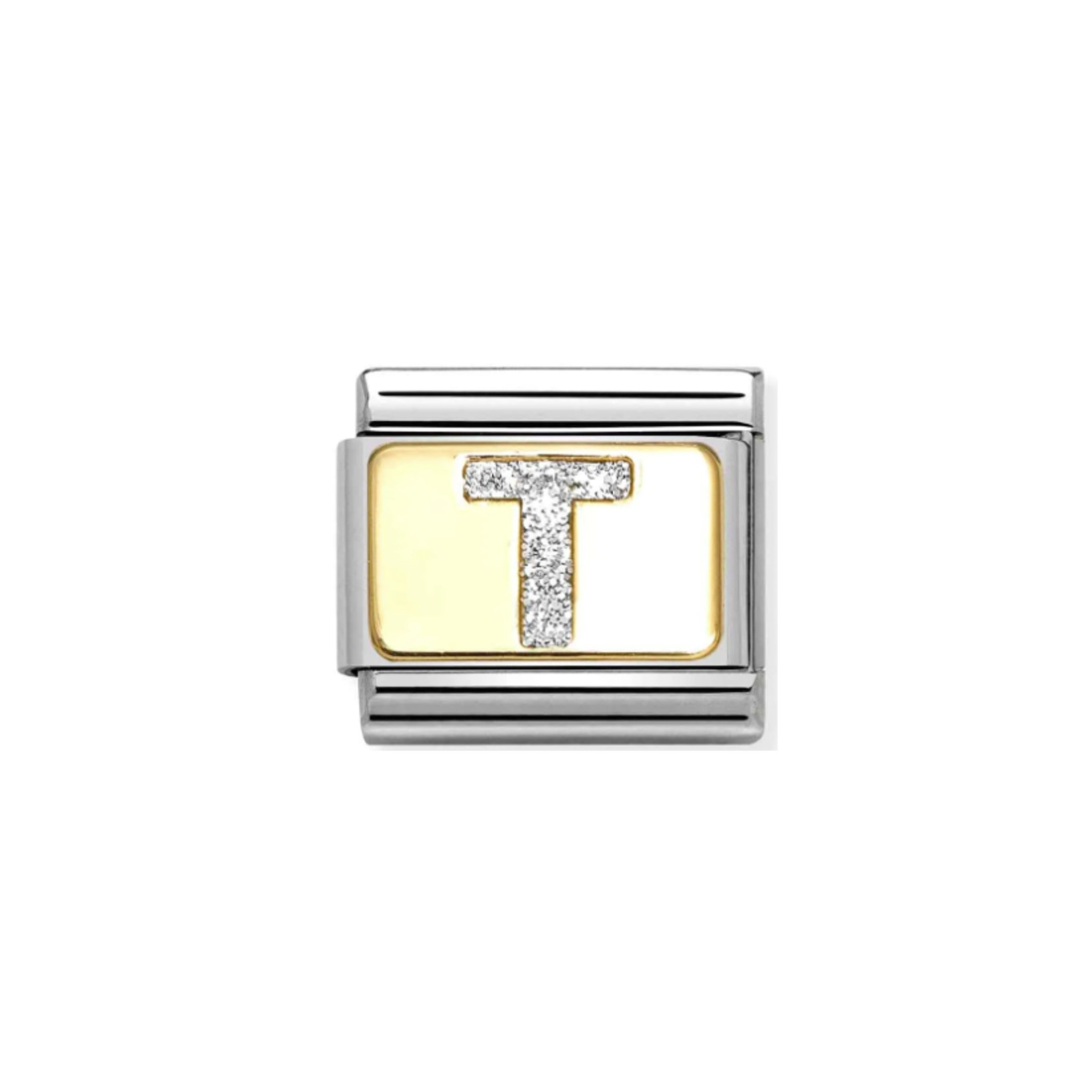 Nomination Composable 030291/20 Glitter Letter T