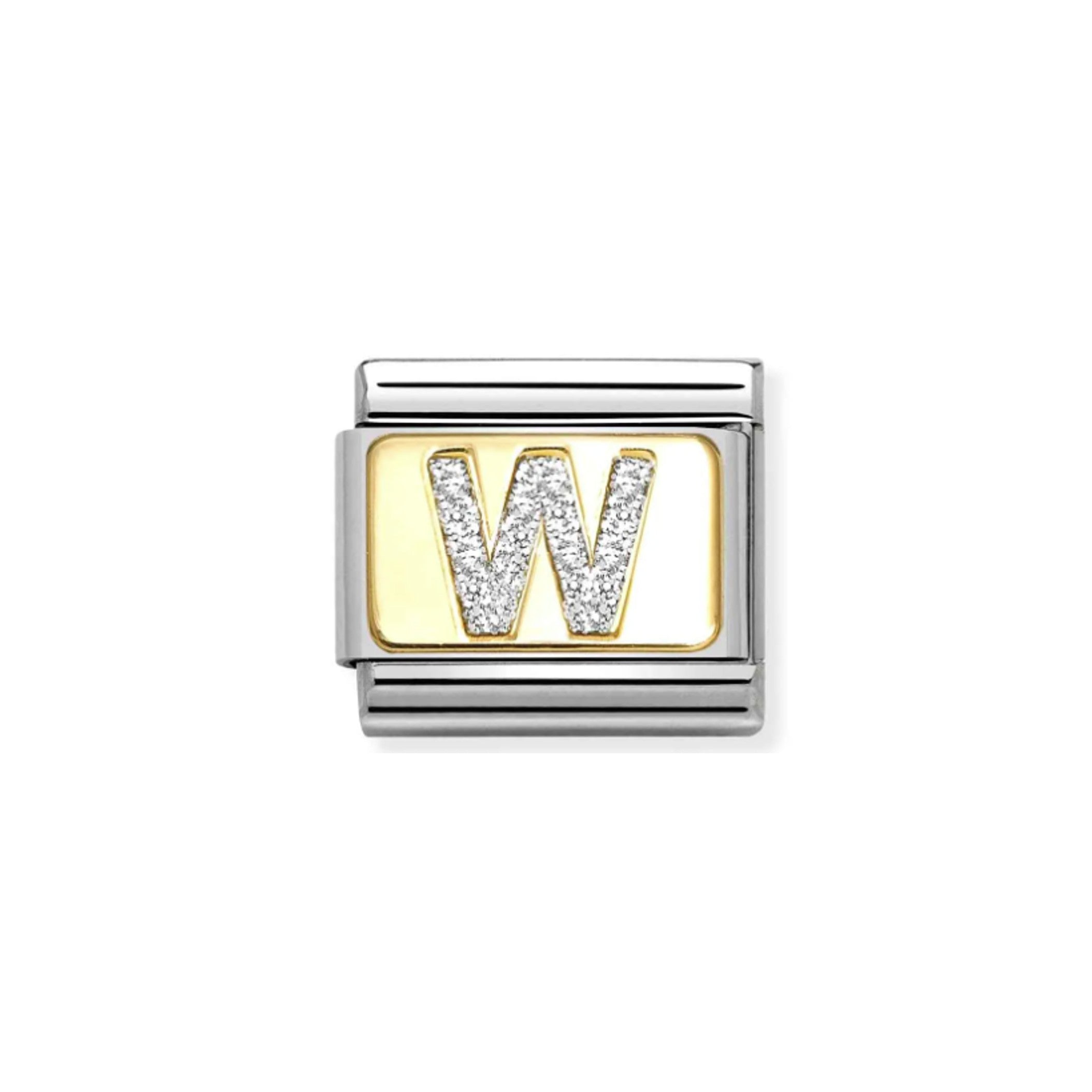 Nomination Composable 030291/23 Glitter Letter W