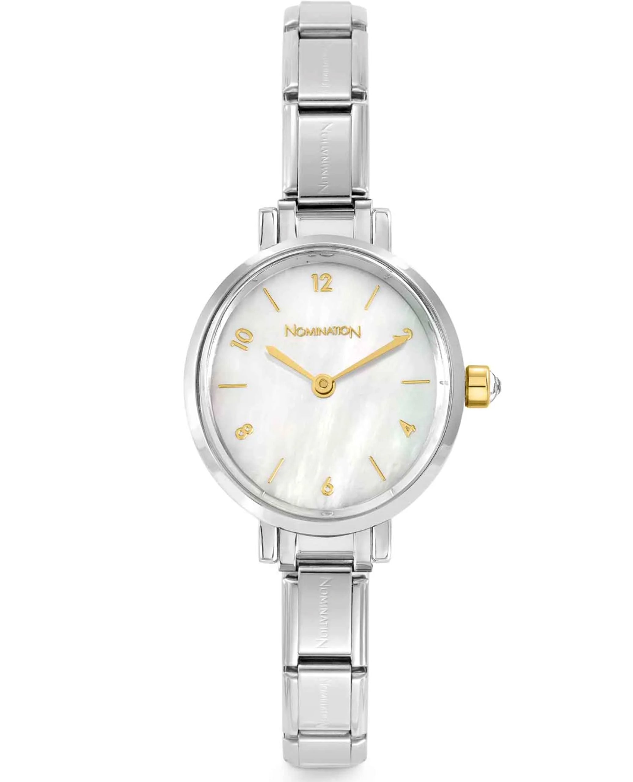 Nomination 076040/008 Paris Oval Watch with Mother of Pearl