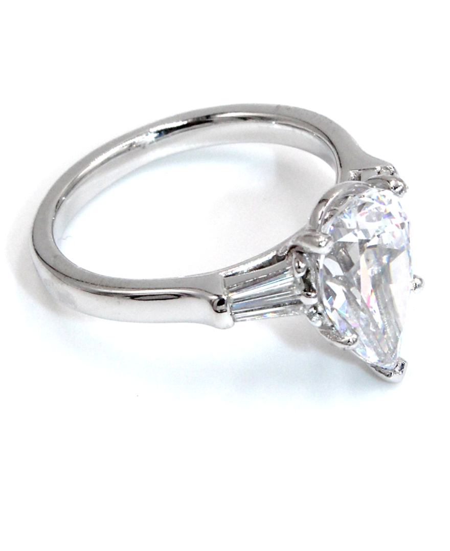 Platinum Ring with Baguette Diamonds