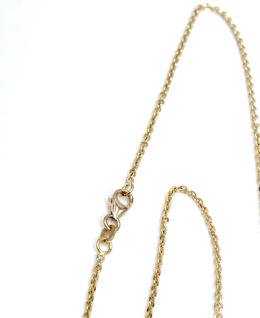 Vintage Ruby Pendant in 18K Gold with Diamonds on a New Chain