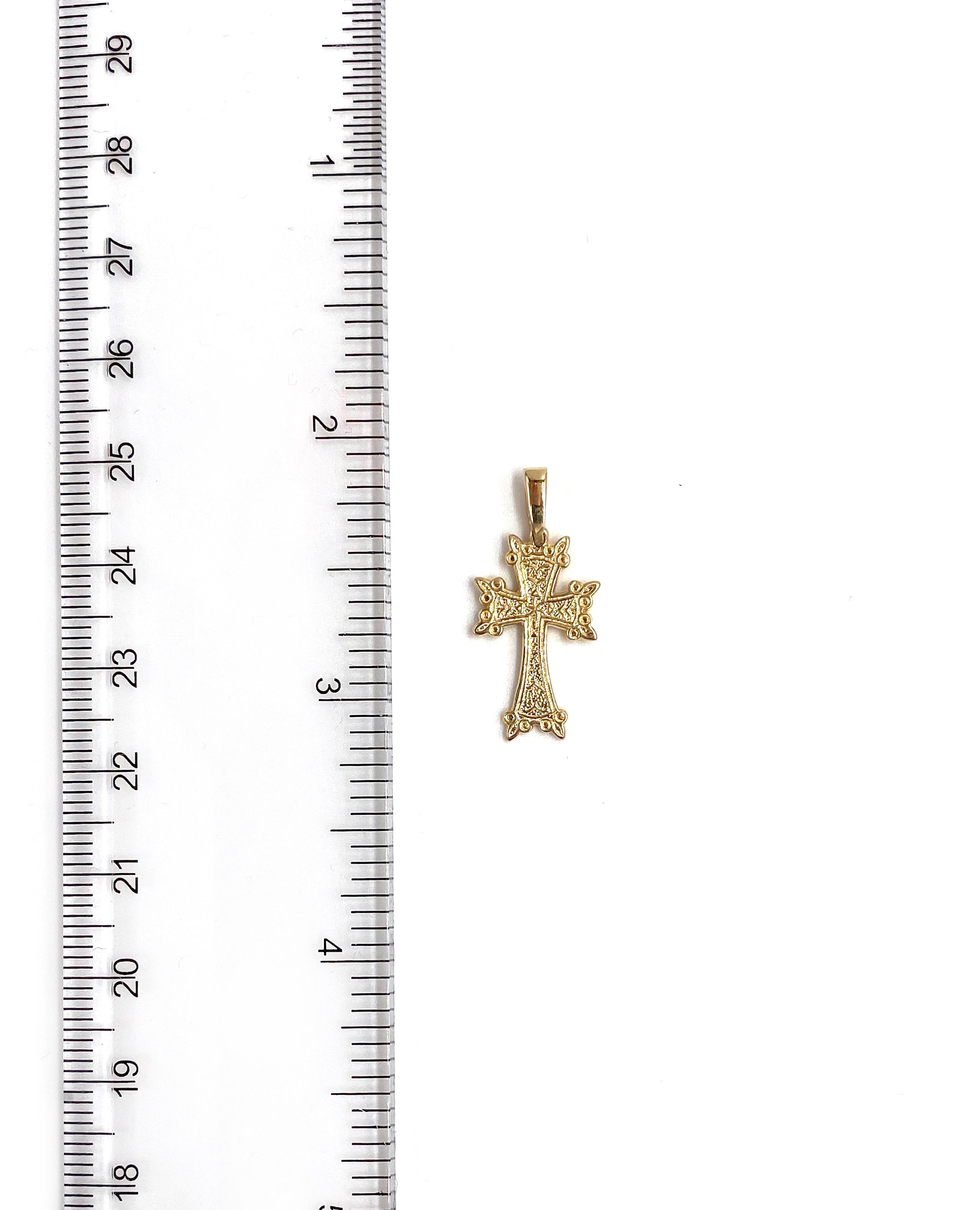 Armenian Cross in 14K Yellow Gold