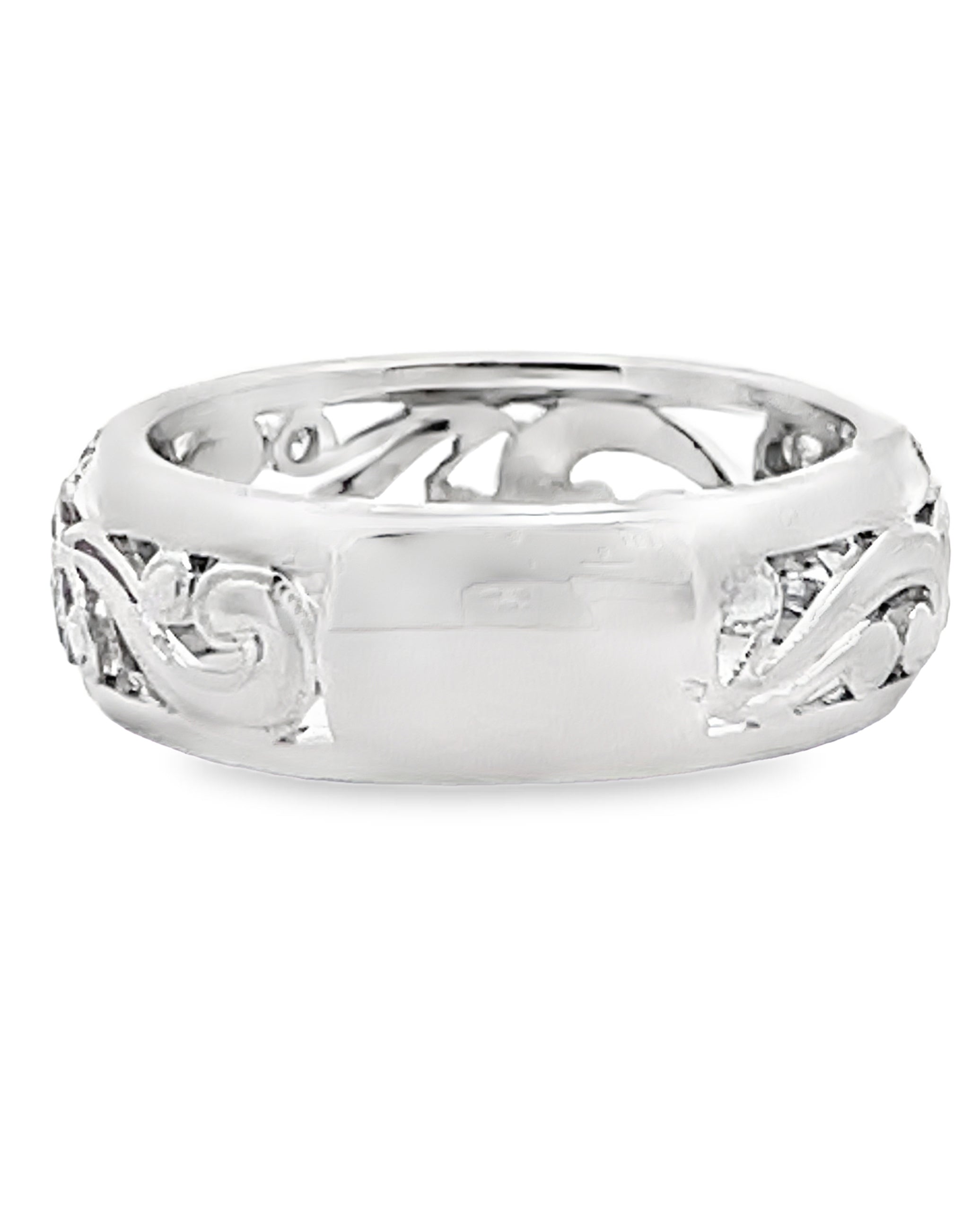 Kirk Kara KF1010DP-B 18K White Gold Angelique Diamond Ring