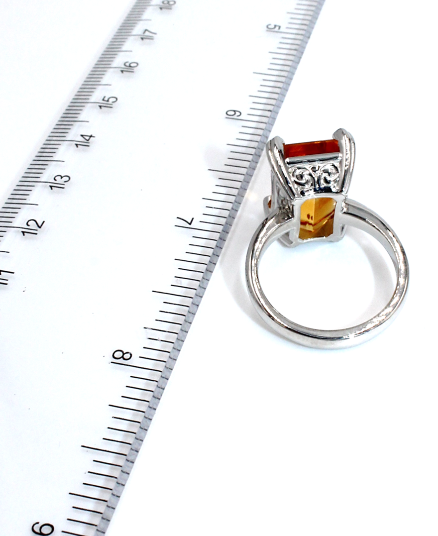 Citrine Ring 7.68 Carats