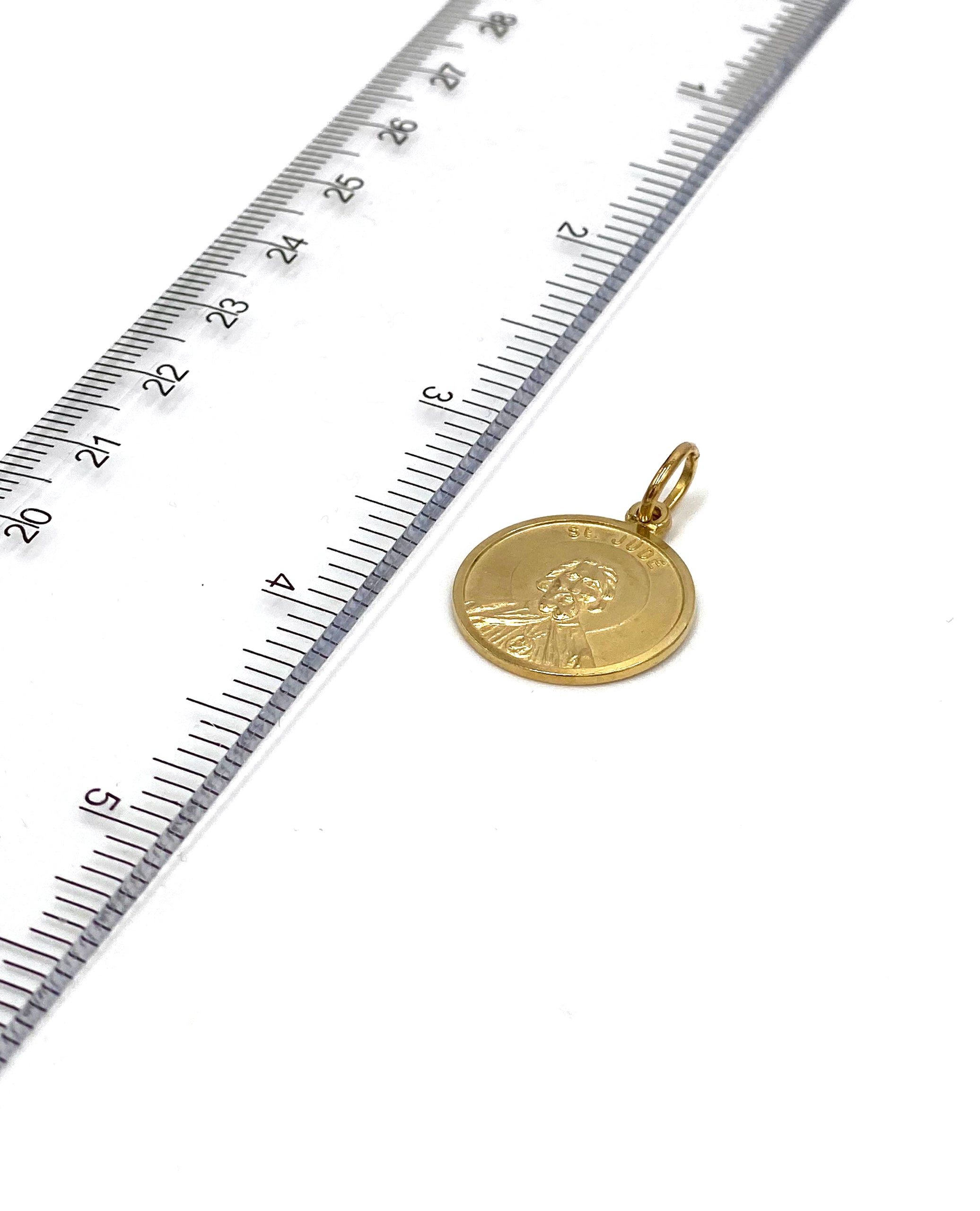 14K Yellow Gold Saint Jude Charm