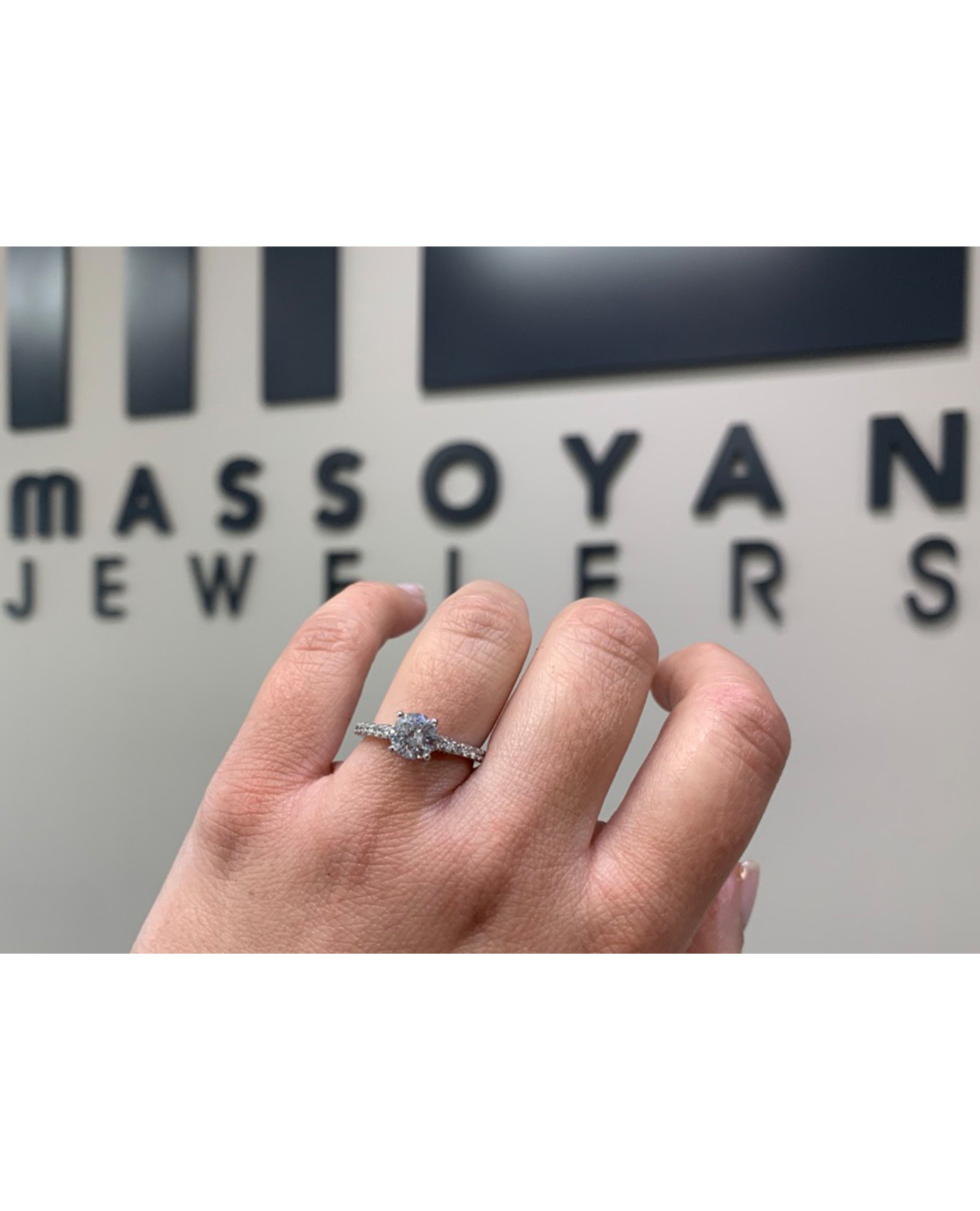 Ritani 1RZ1320CR14WG Engagement Ring