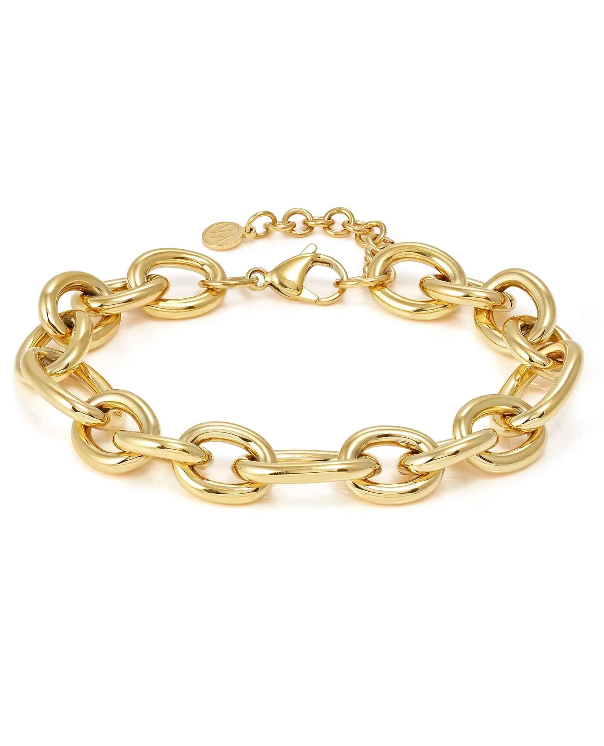 Nomination 134304/012 Ecclettica Long Chain Bracelet Yellow Gold