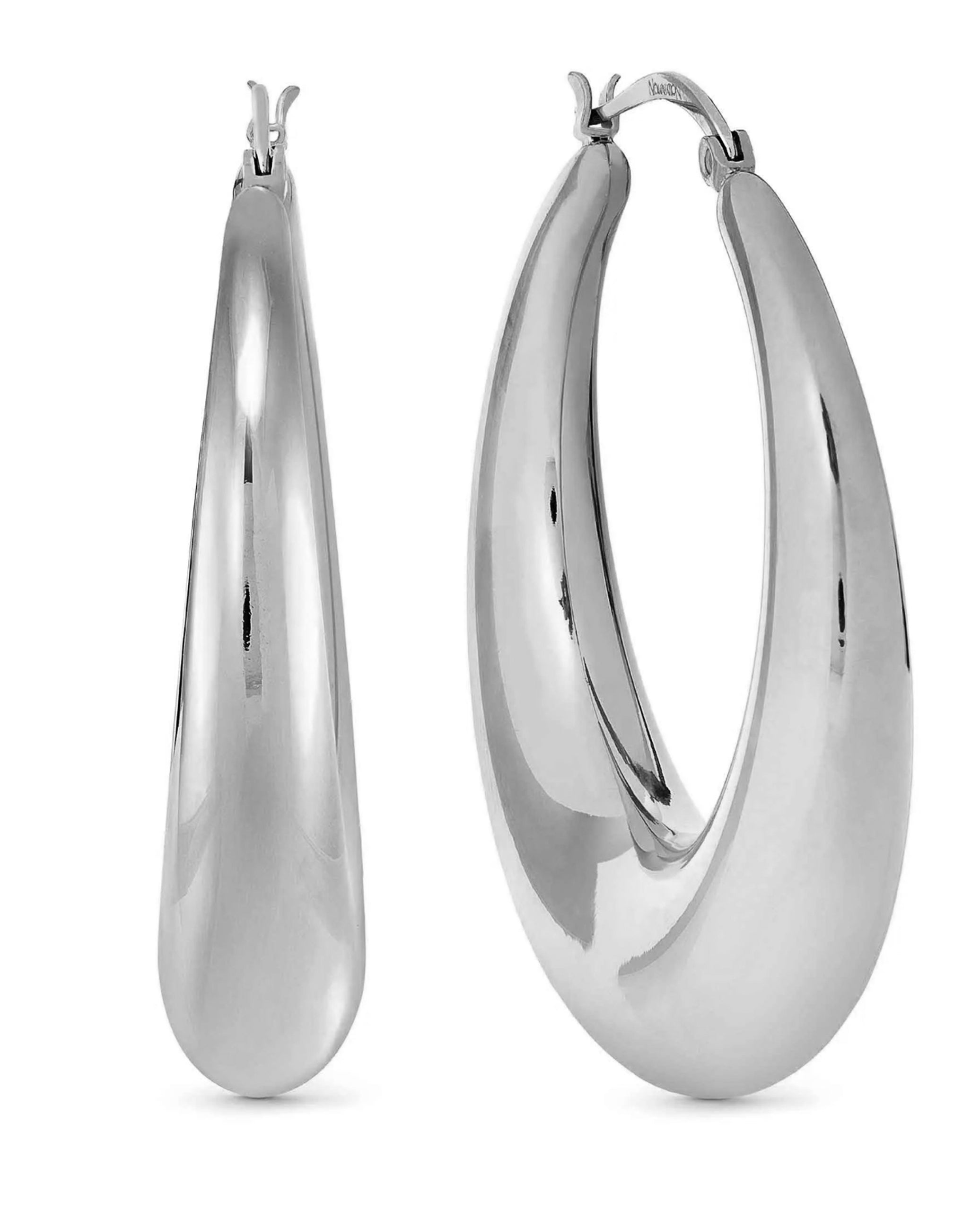 Nomination 134320/001 Ecclettica Large Hoop Earrings Steel