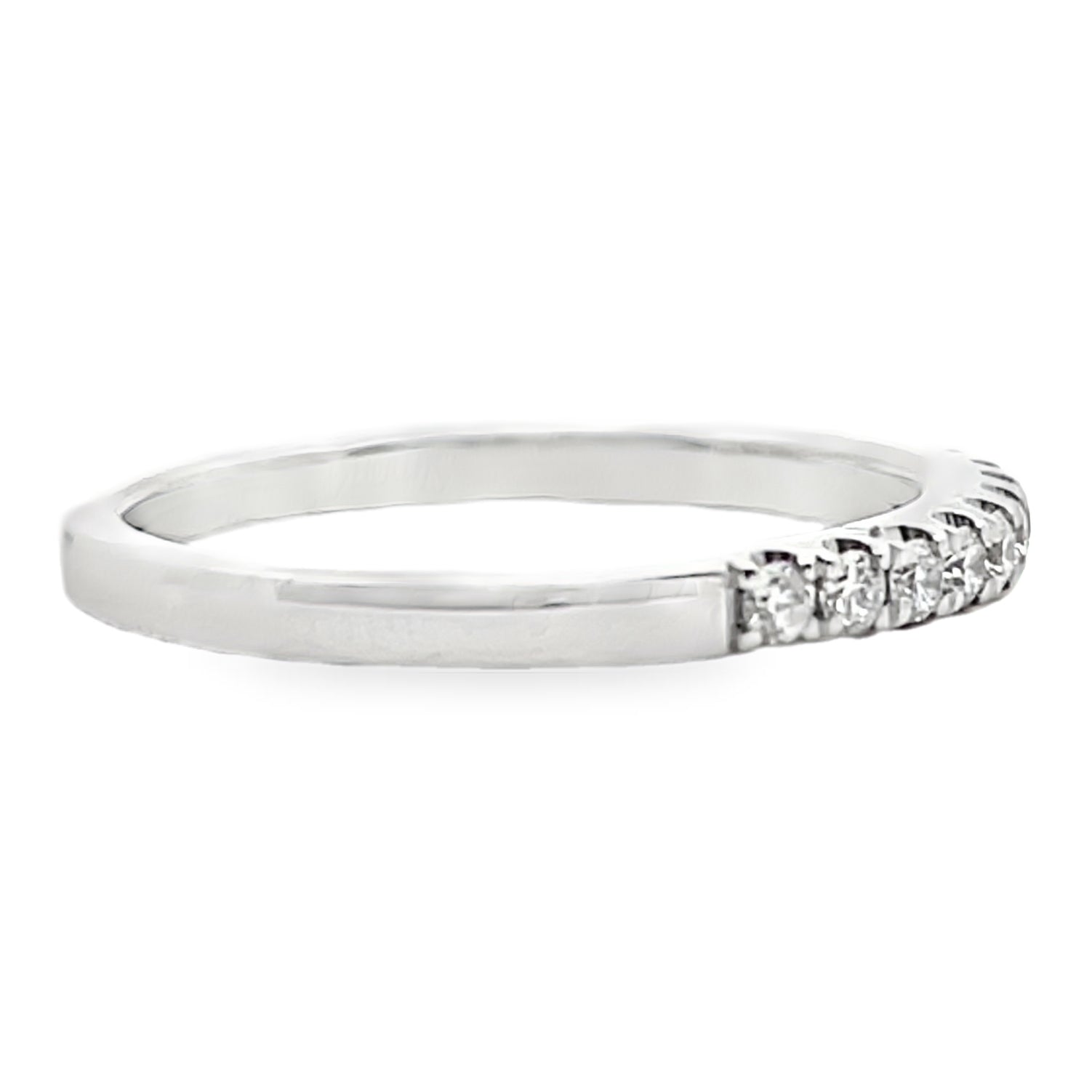 Simon G. 18K White Gold 0.30 Carat Diamond Wedding Band