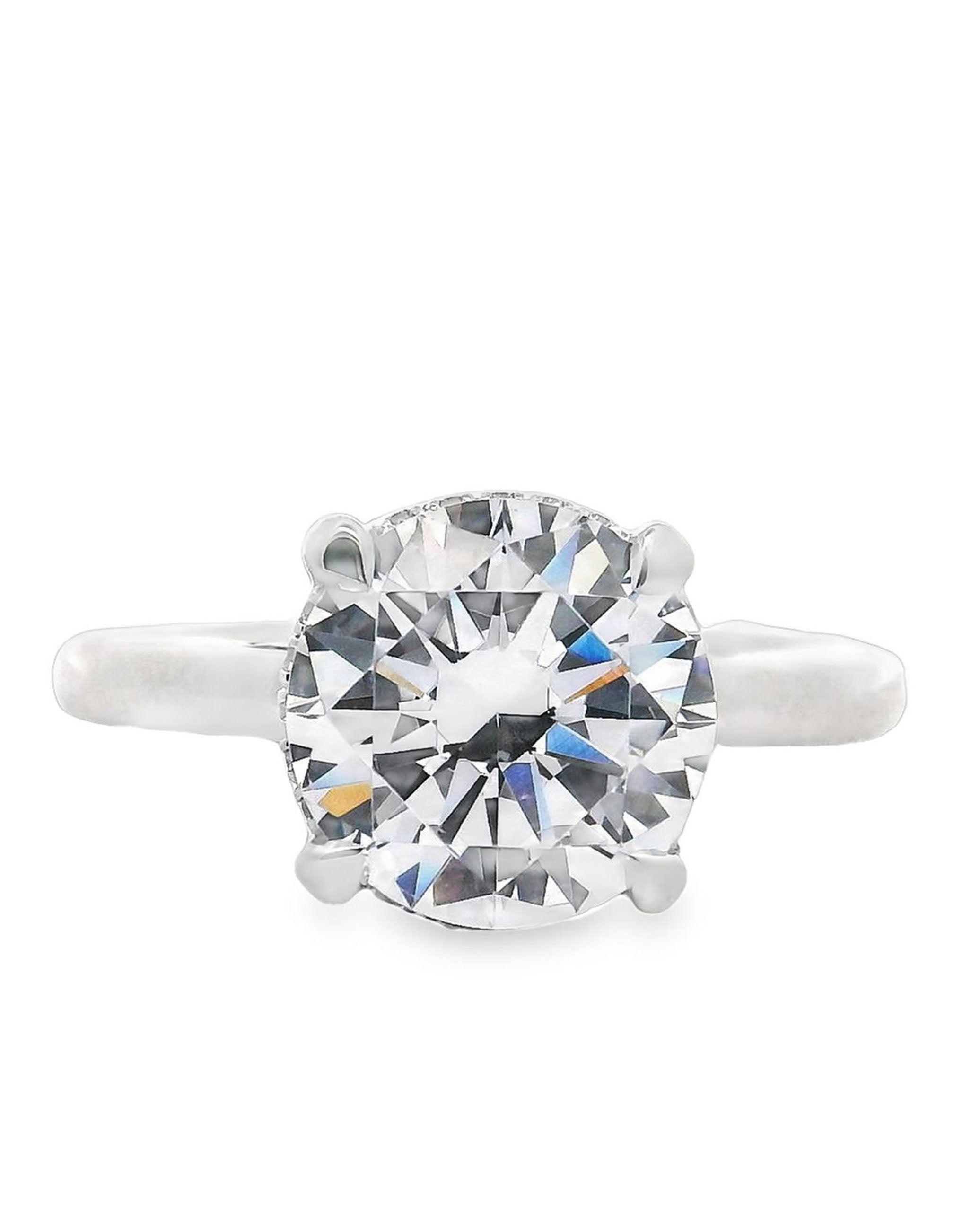 Tacori 18K White Gold RoyalT Engagement Ring - 26882.2RD9.5W