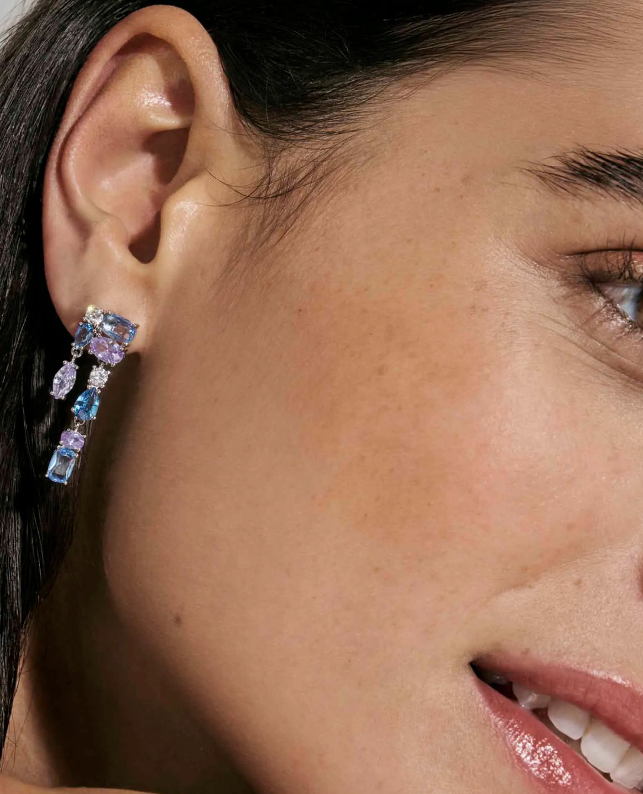 Nomination 149862/061 Colour Wave Earrings Aurora Edition With CZ