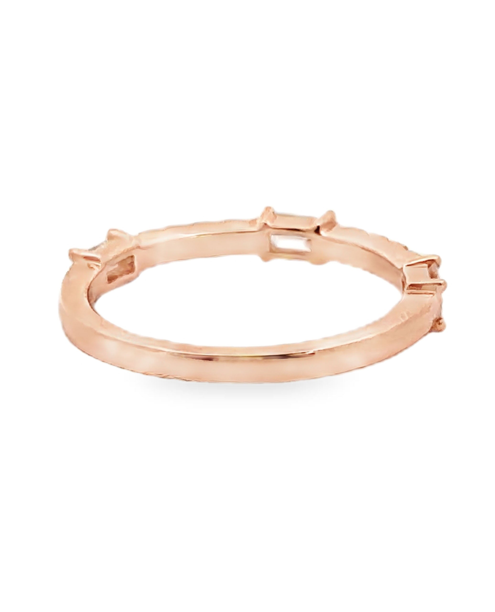 18K Rose Gold Diamond Ring