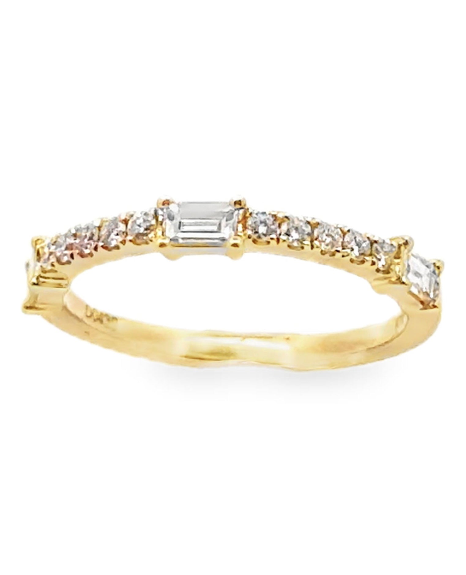 18K Yellow Gold Diamond Ring