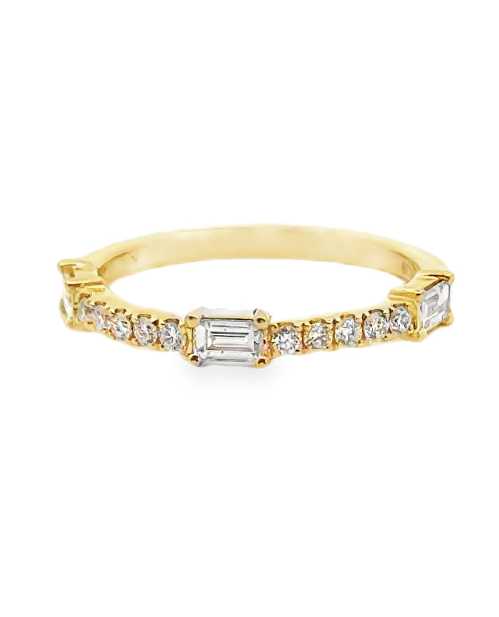 18K Yellow Gold Diamond Ring
