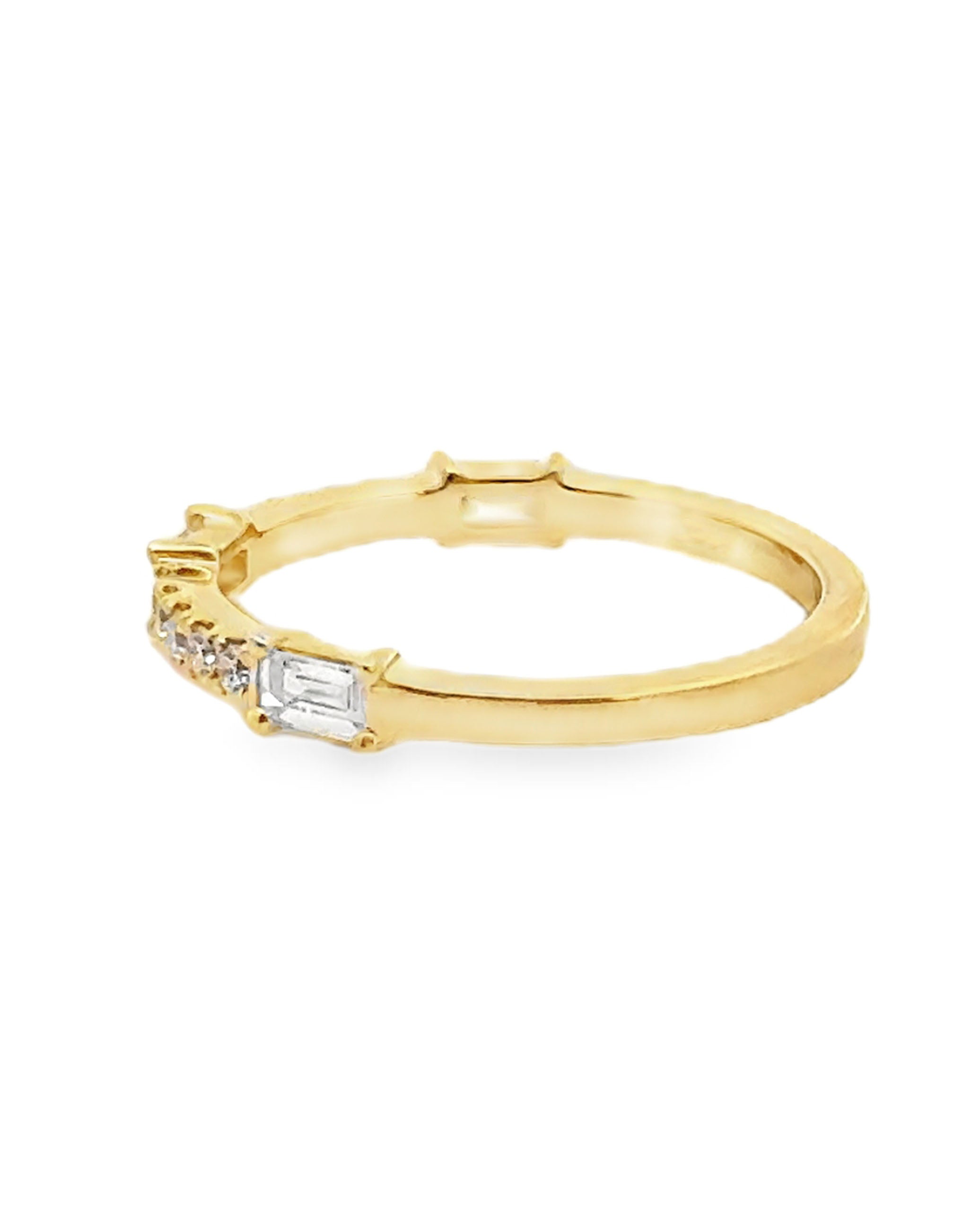18K Yellow Gold Diamond Ring