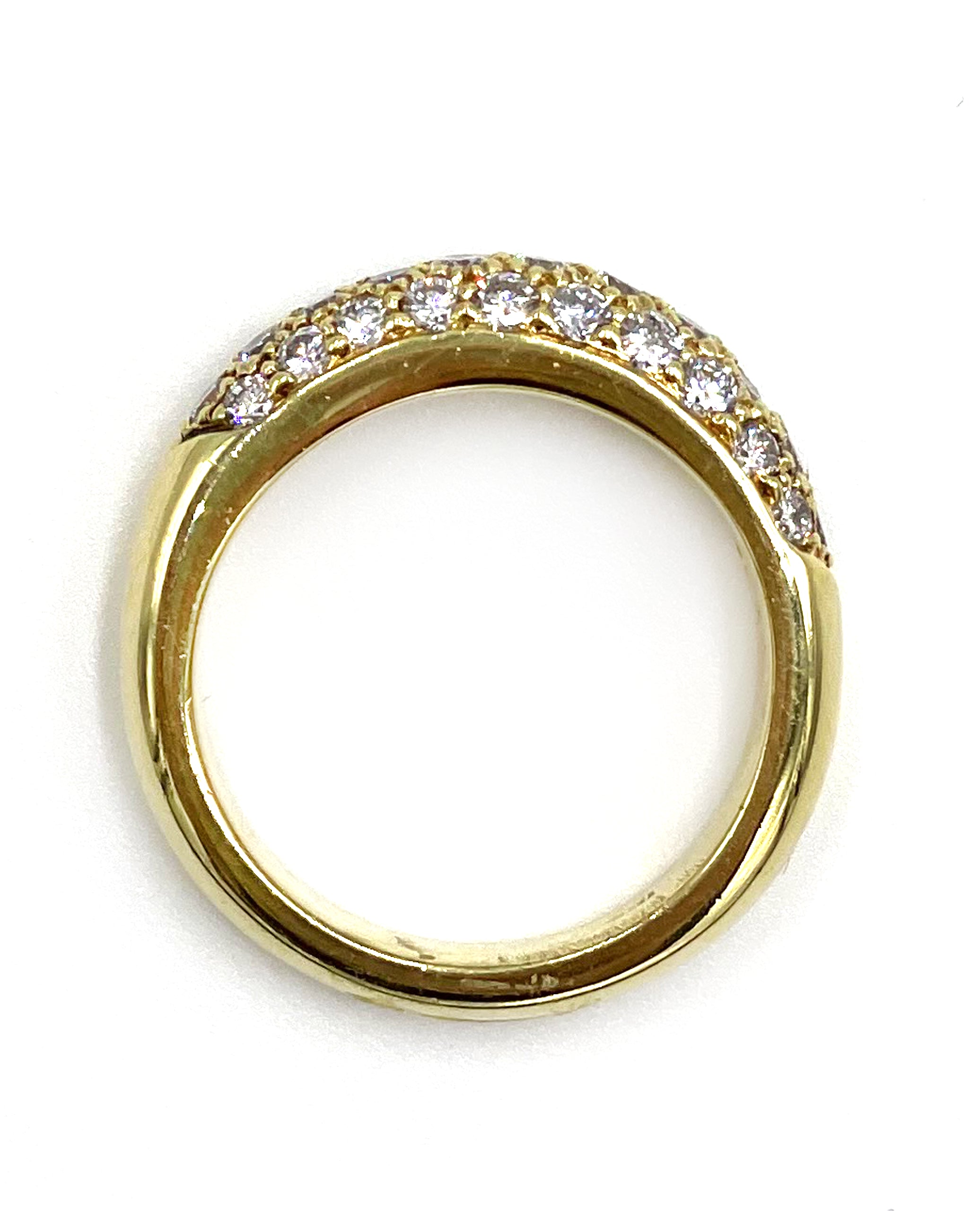 Diamond Ring 1.15 Carats in 18K Yellow Gold
