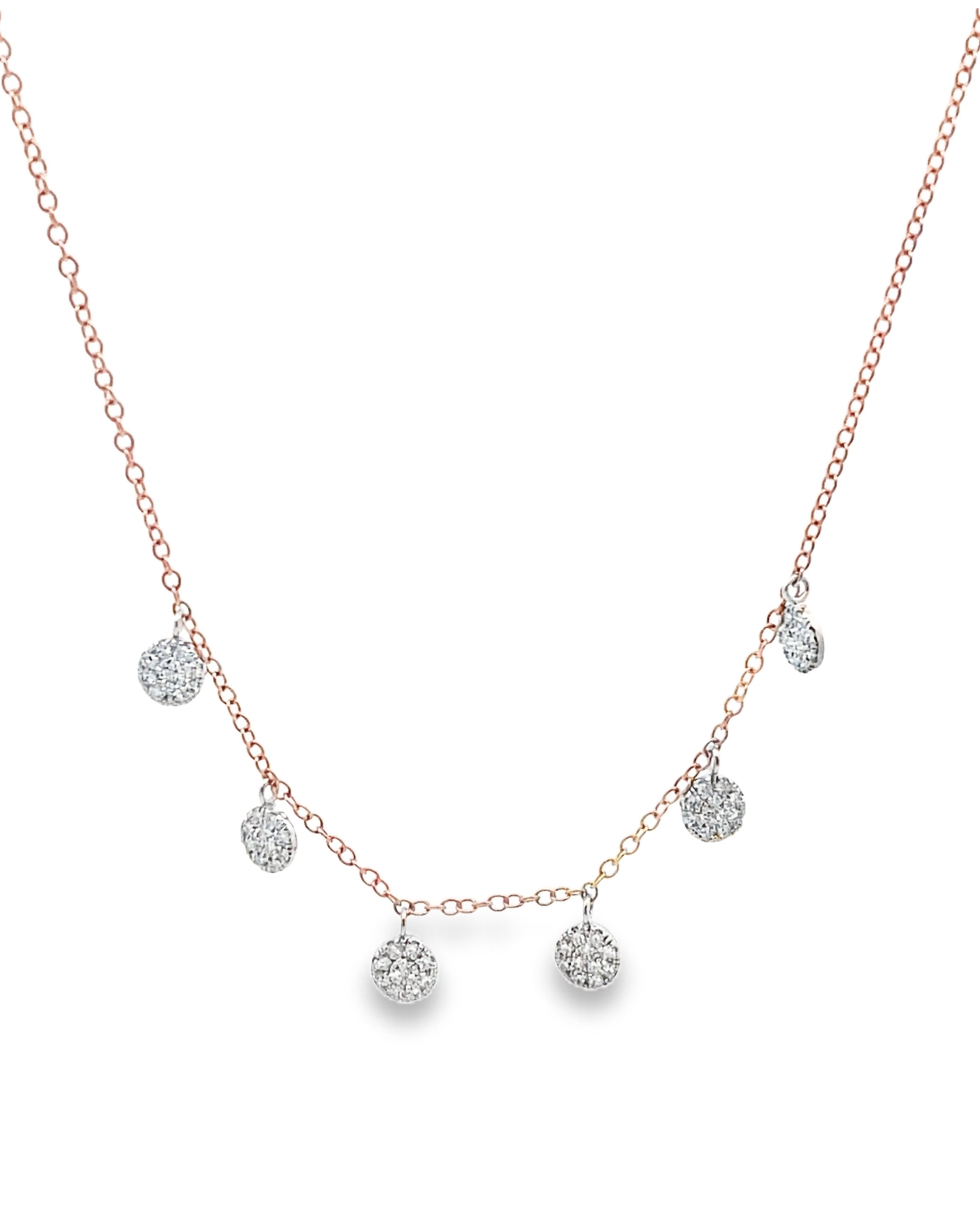 Meira T 14K Rose Gold Diamond Layering Necklace