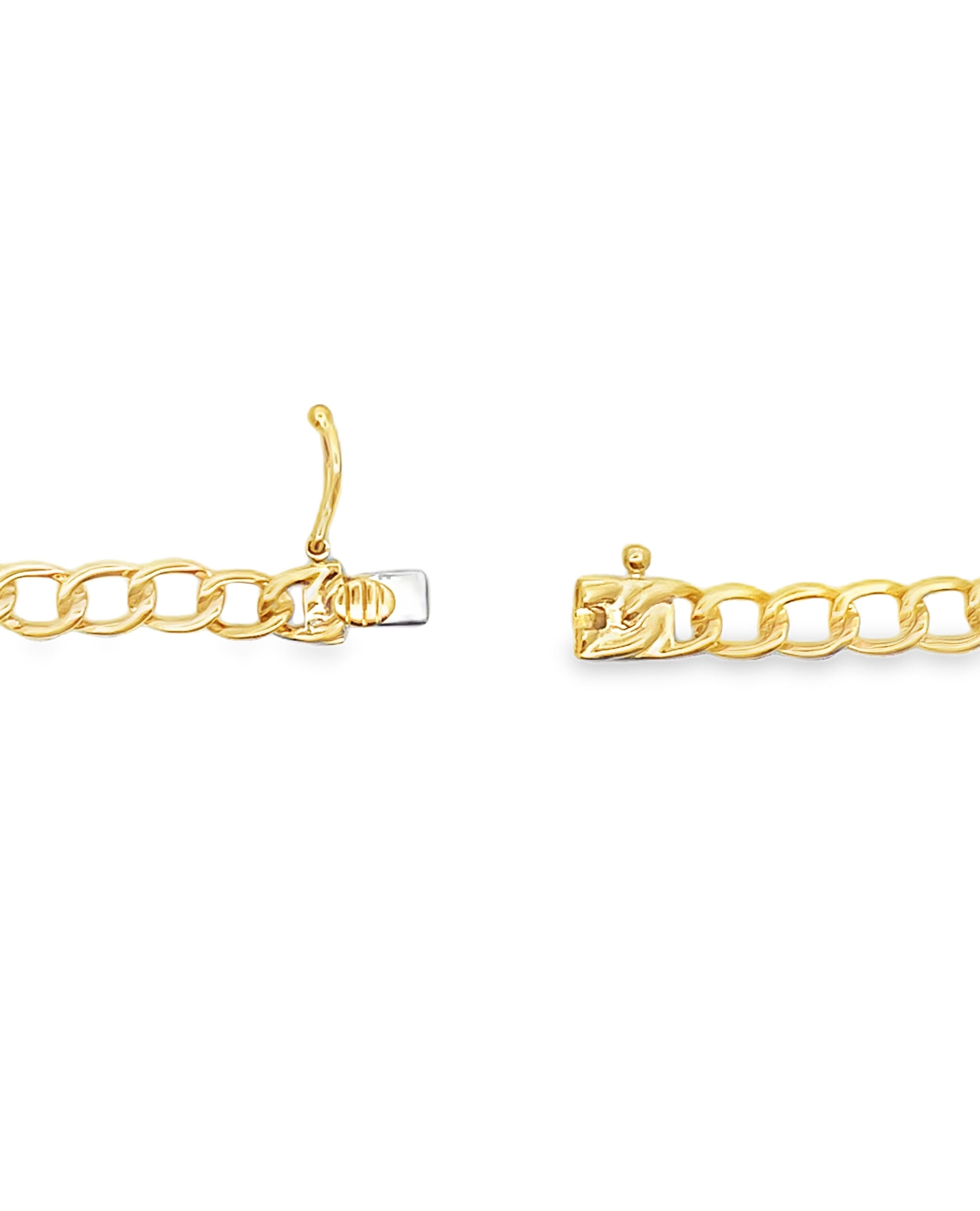 Allison Kaufman 14K Yellow & White Gold Diamond Chain Link Necklace