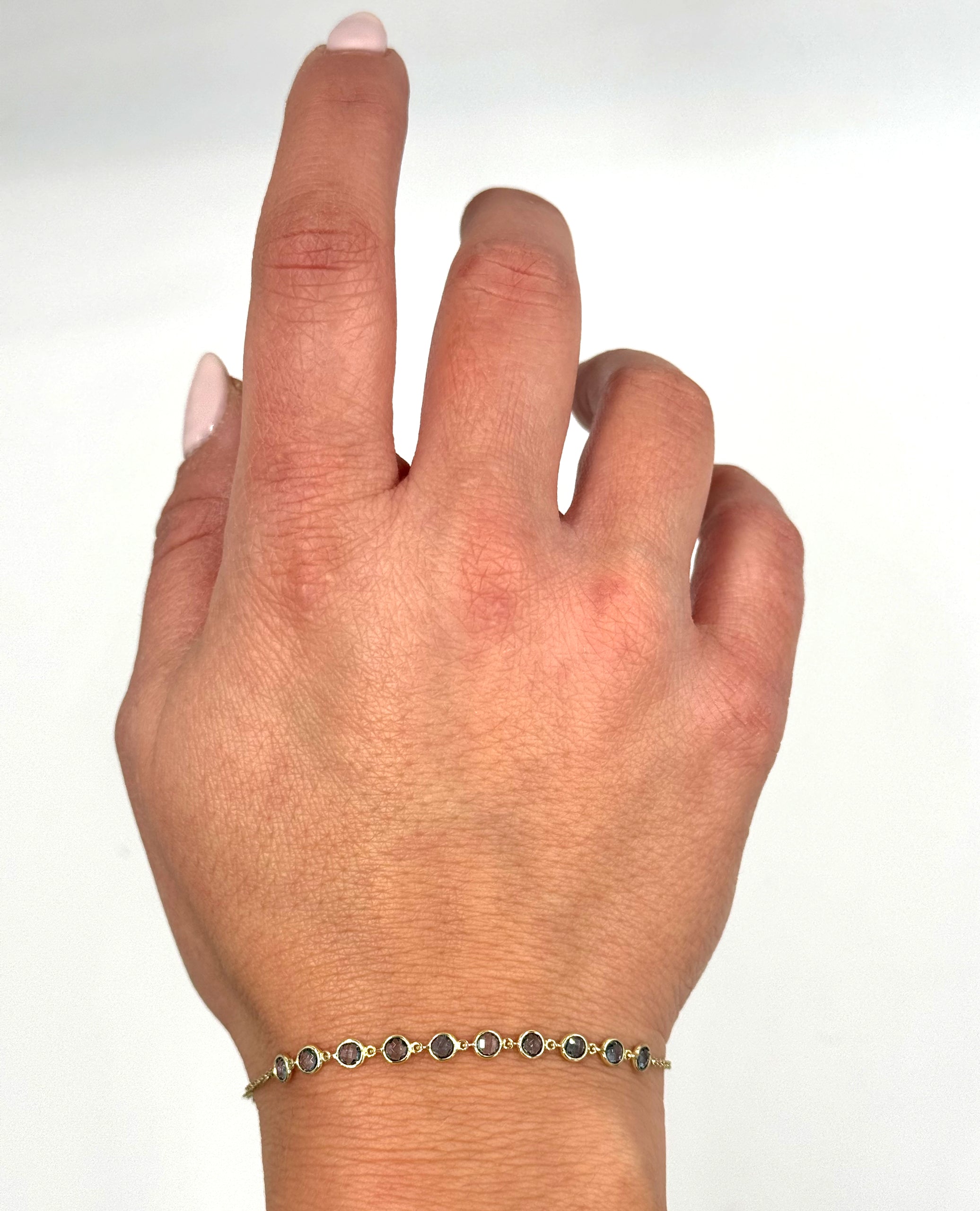 Meira T. 14K Yellow Gold Blue Topaz Bracelet