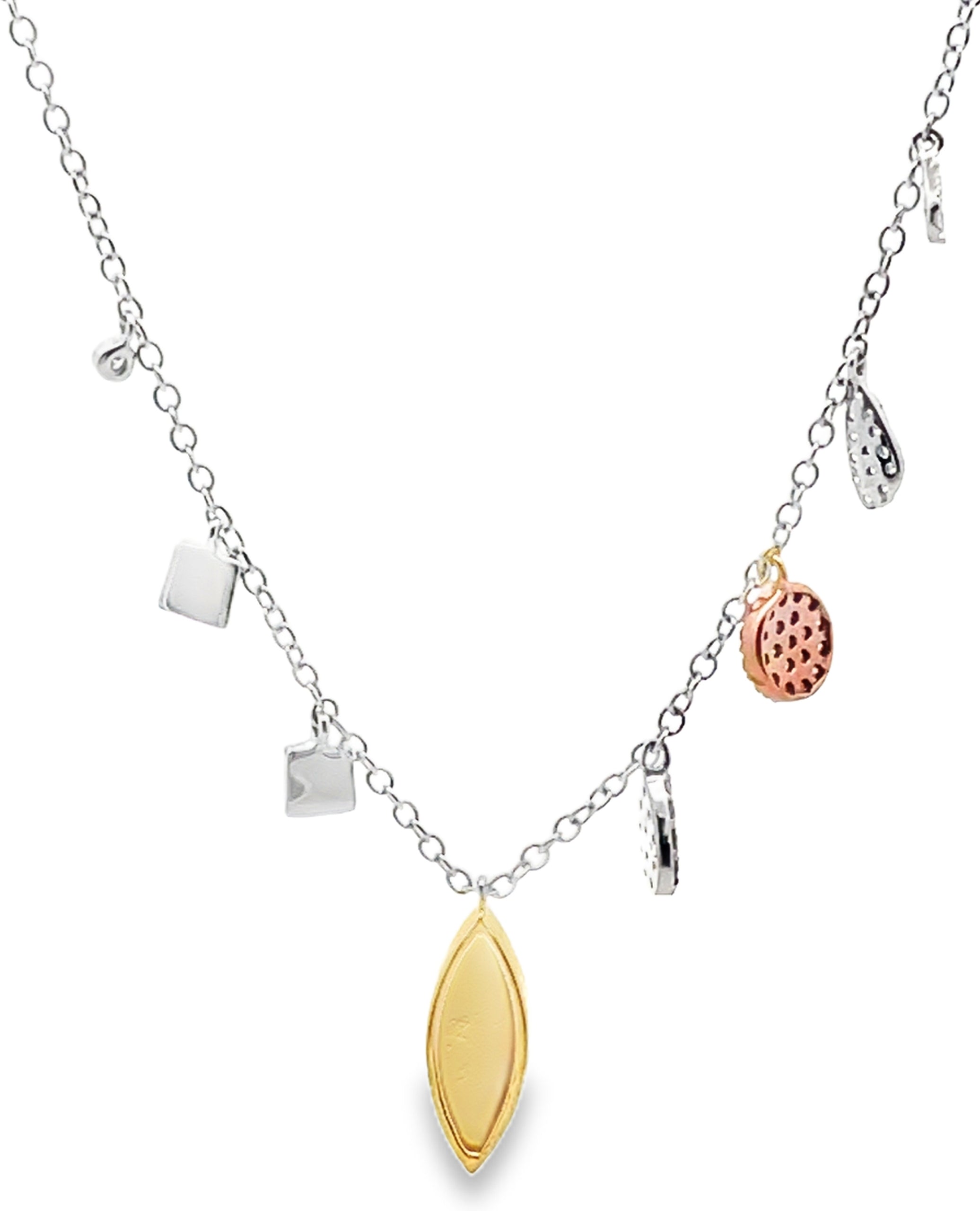 Meira T. 14K Gold Opal & Diamond Pendant Necklace