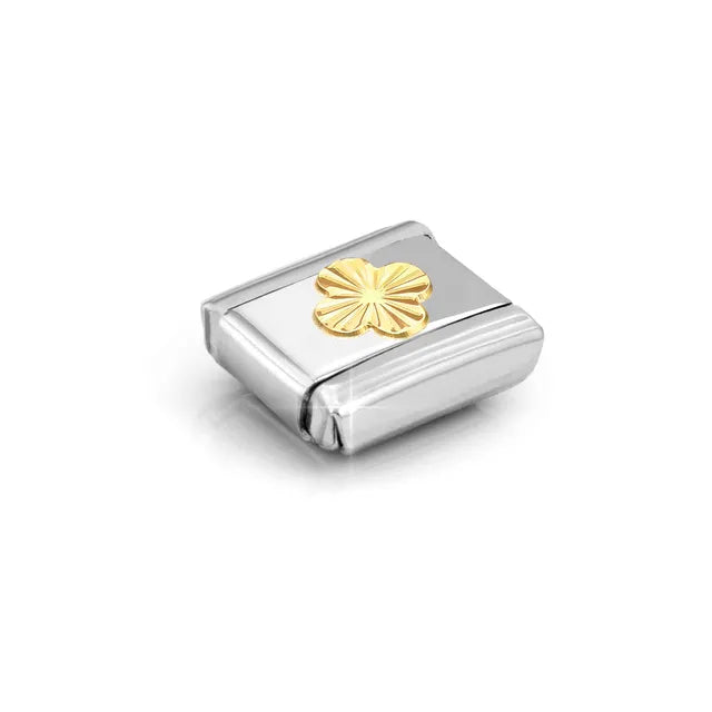 Nomination Composable 030149/52 18K Etched Four Leaf Clover