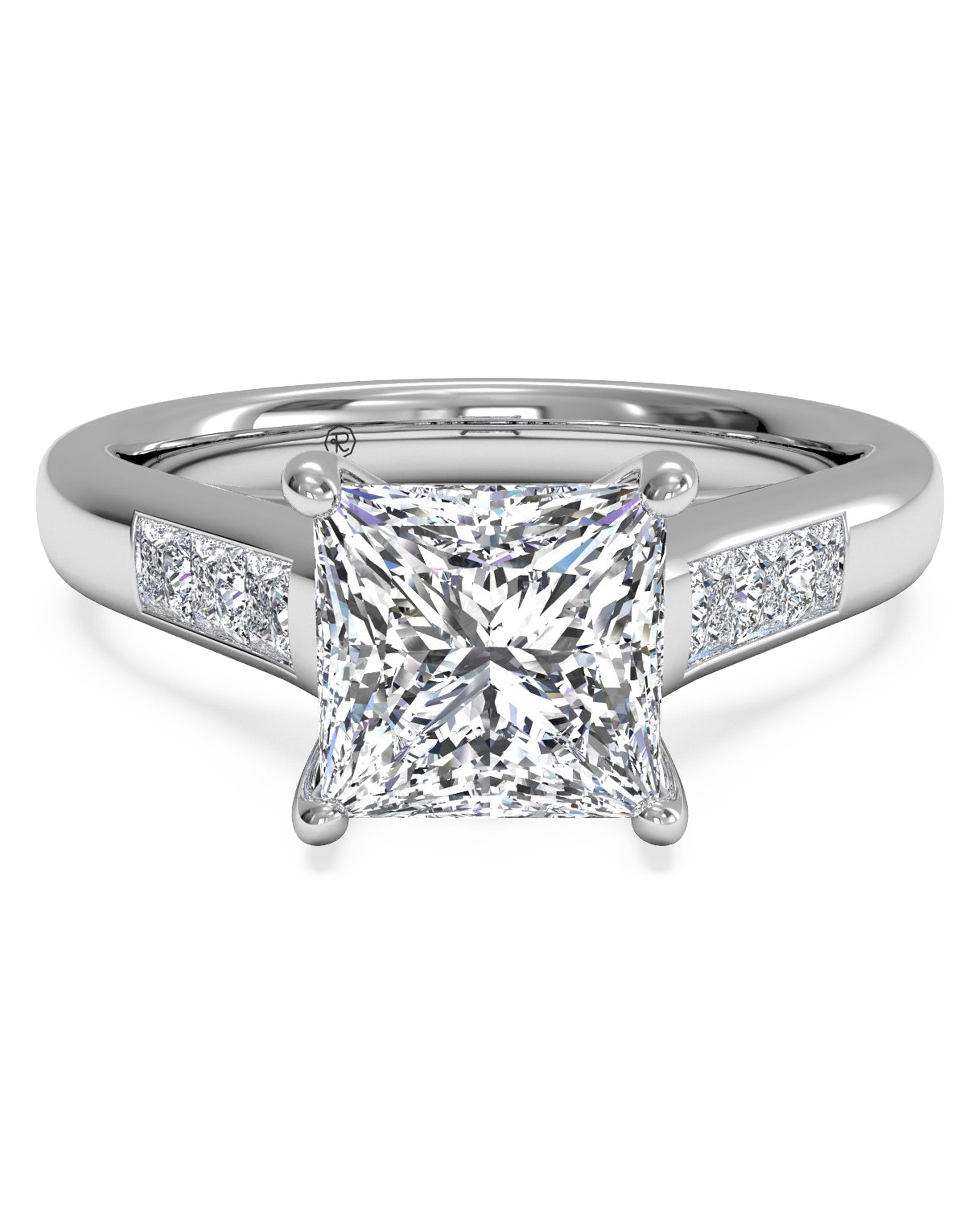 Ritani 1PCZ1193 Princess Cut Engagement Ring