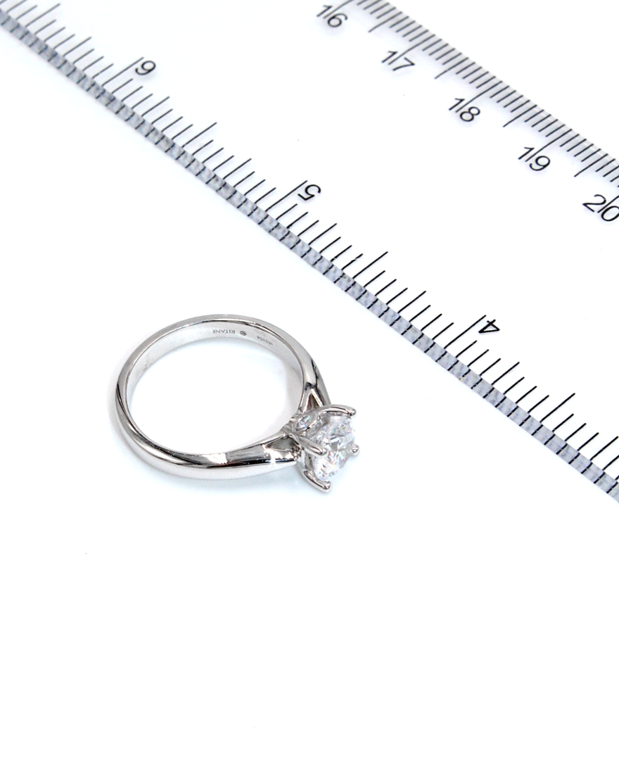 Ritani 1RZ7244CR14 Solitaire Engagement Ring Setting