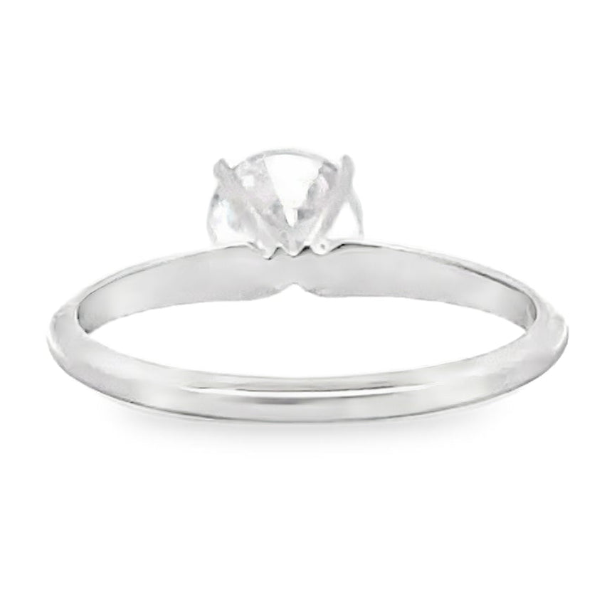 Ritani 1RZ7286C 14K White Gold Classic Solitaire Engagement Ring Setting