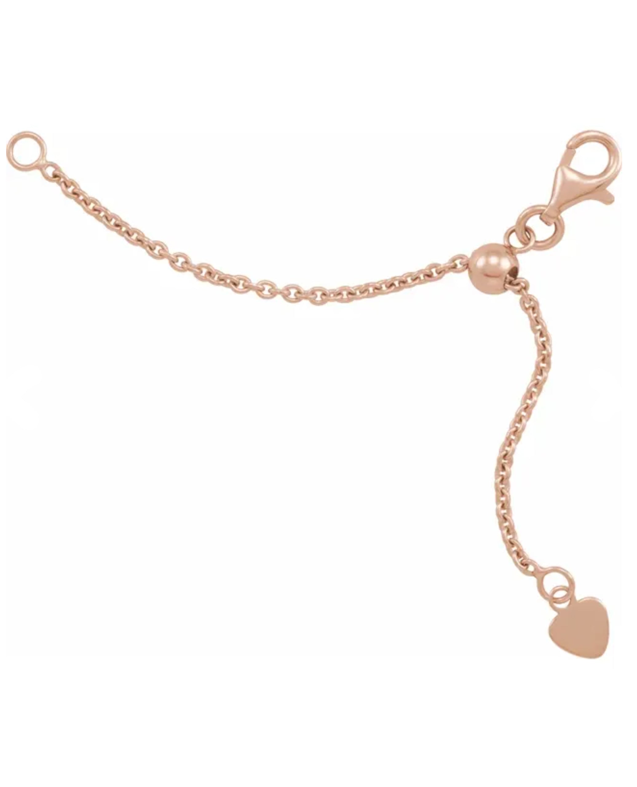 14K Rose Gold Adjustable Chain Extender