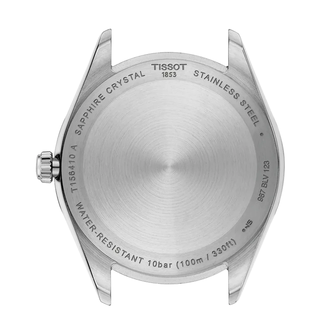Tissot T156.410.22.031.00 Ballade 40MM Two Tone Watch with Silver Dial