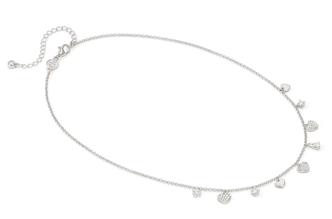 Nomination 240703/001 Lucentissima Necklace, Mix Pendants, Heart, CZ