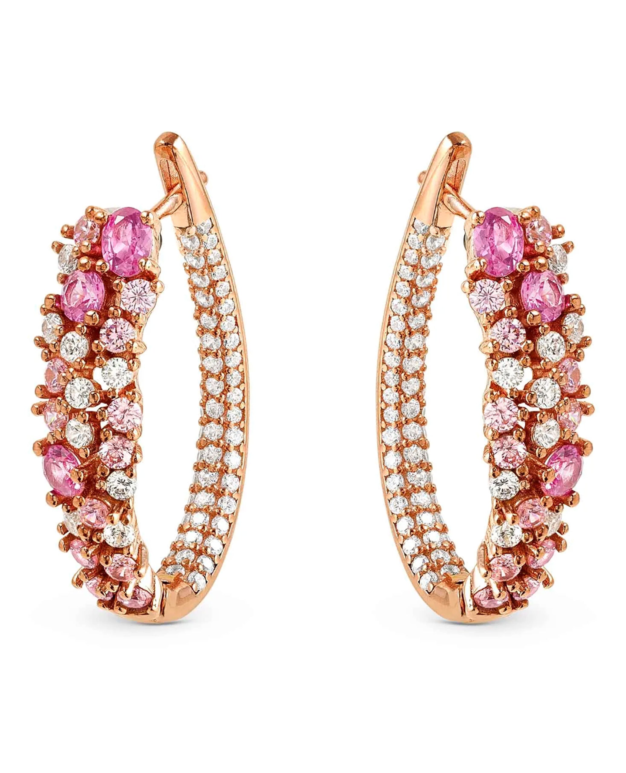 Nomination 241607/011 Mosaica Rose Gold Earrings with CZ