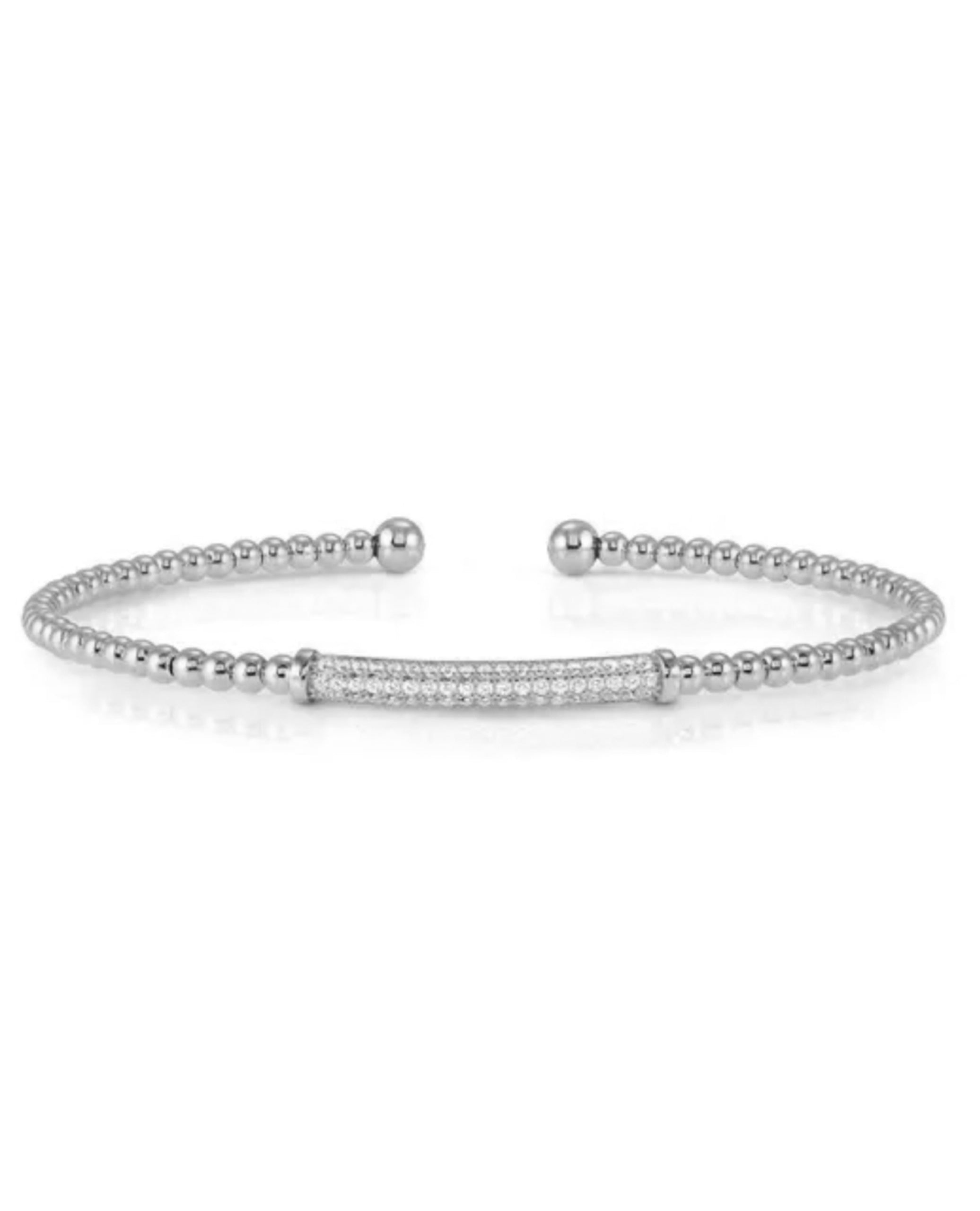 Nomination 242206/010 FASHION ERA Rigid Bracelet Pave Silver