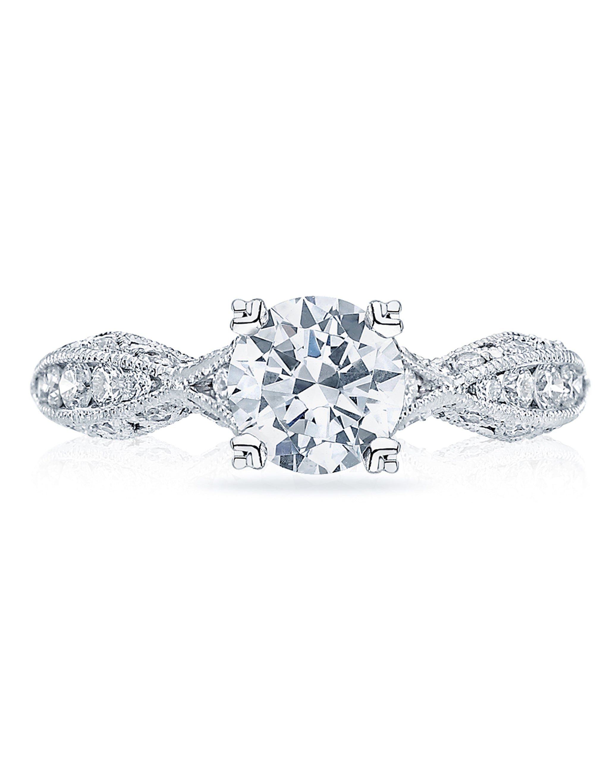 Tacori 2578 RD7.51/2W Classic Crescent Engagement Ring