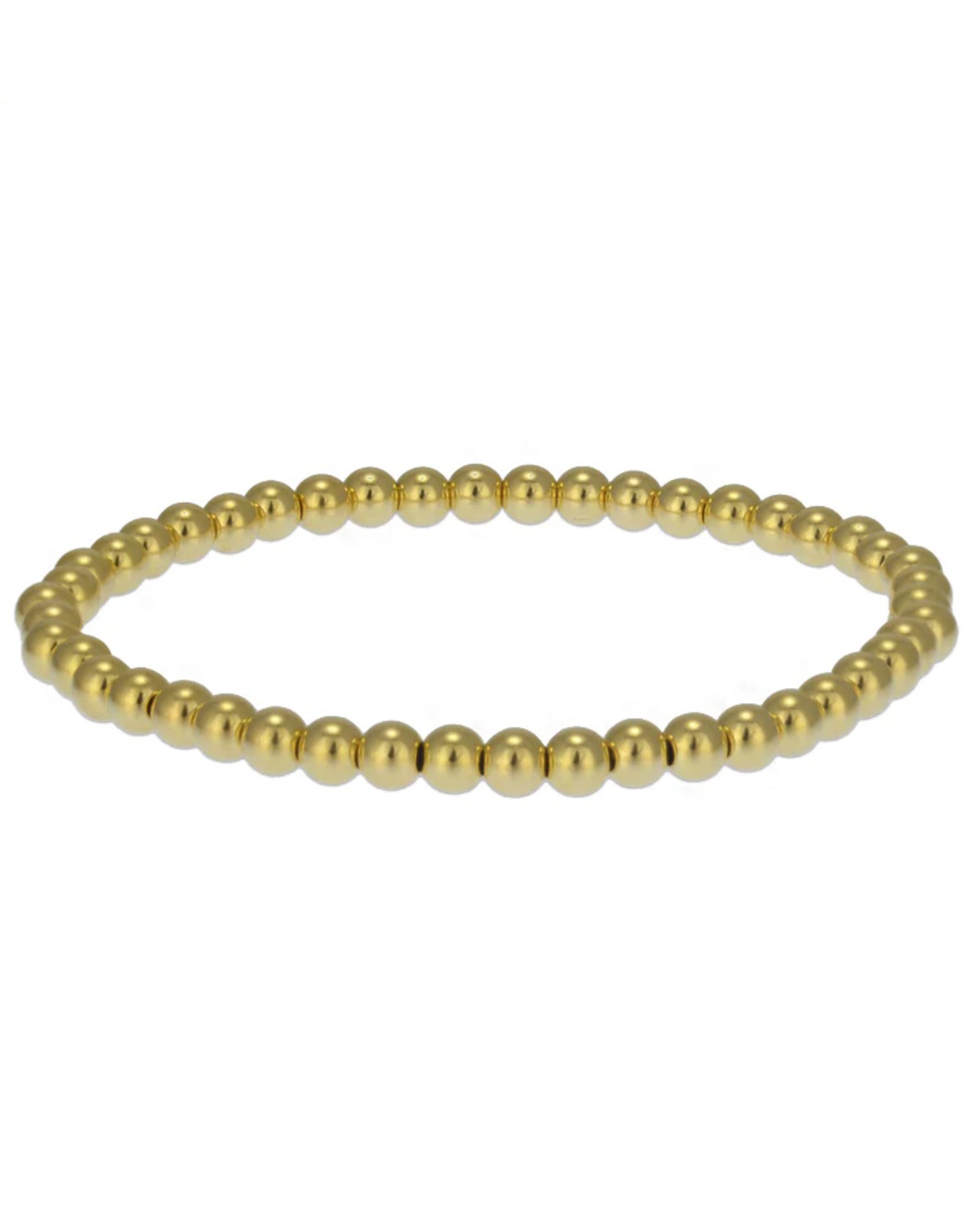 Gold Filled Stackable 4mm Ball Bracelet