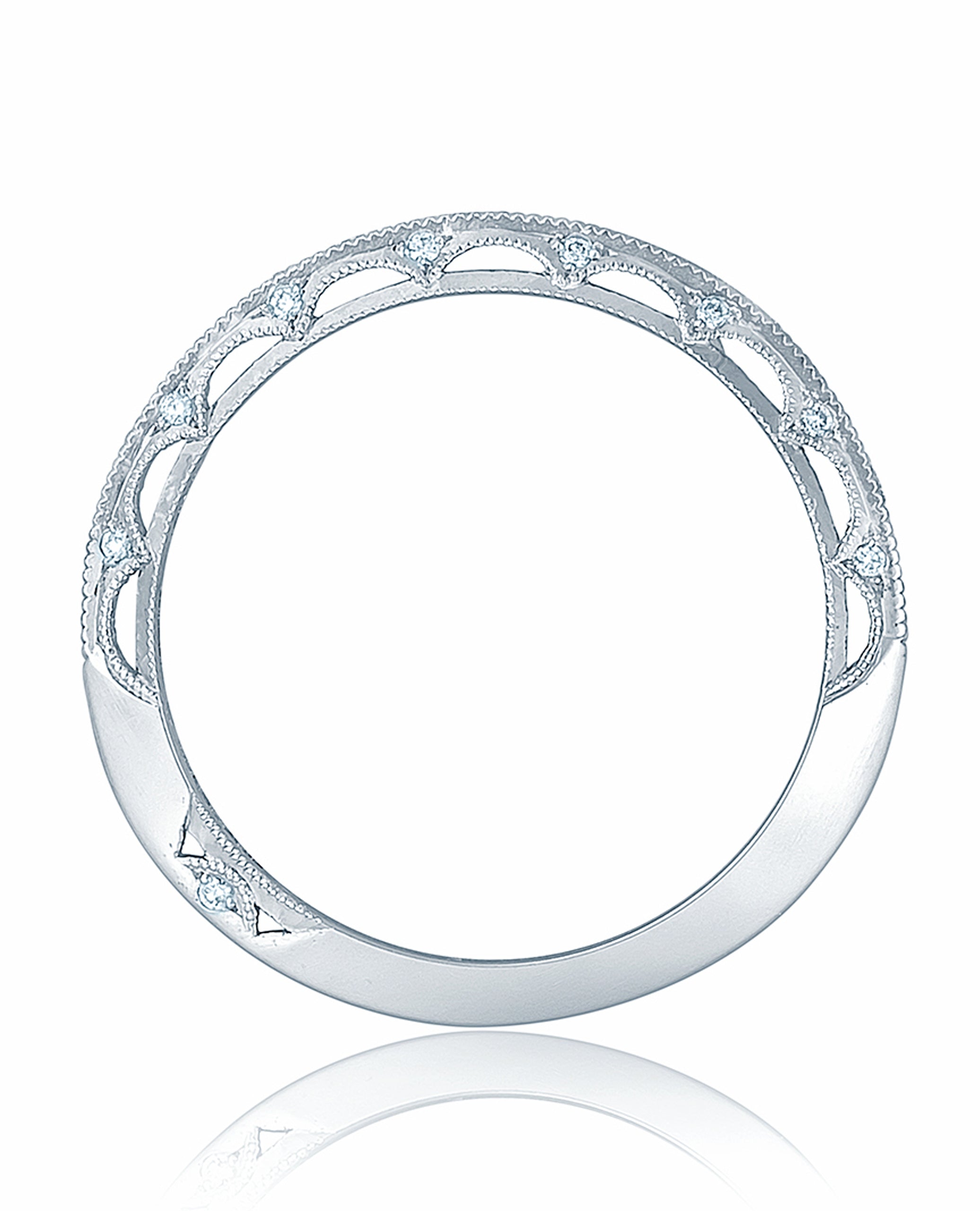 Tacori 2617 Half Way Reverse Crescent Wedding Band