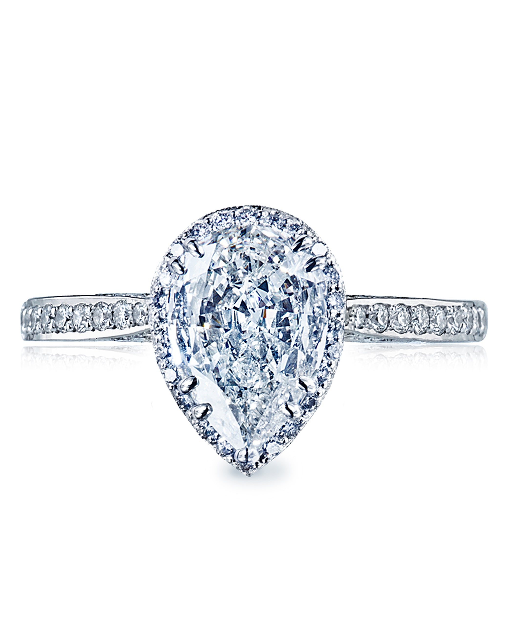 Tacori 2620 PS10X7P Dantela Platinum Engagement Ring