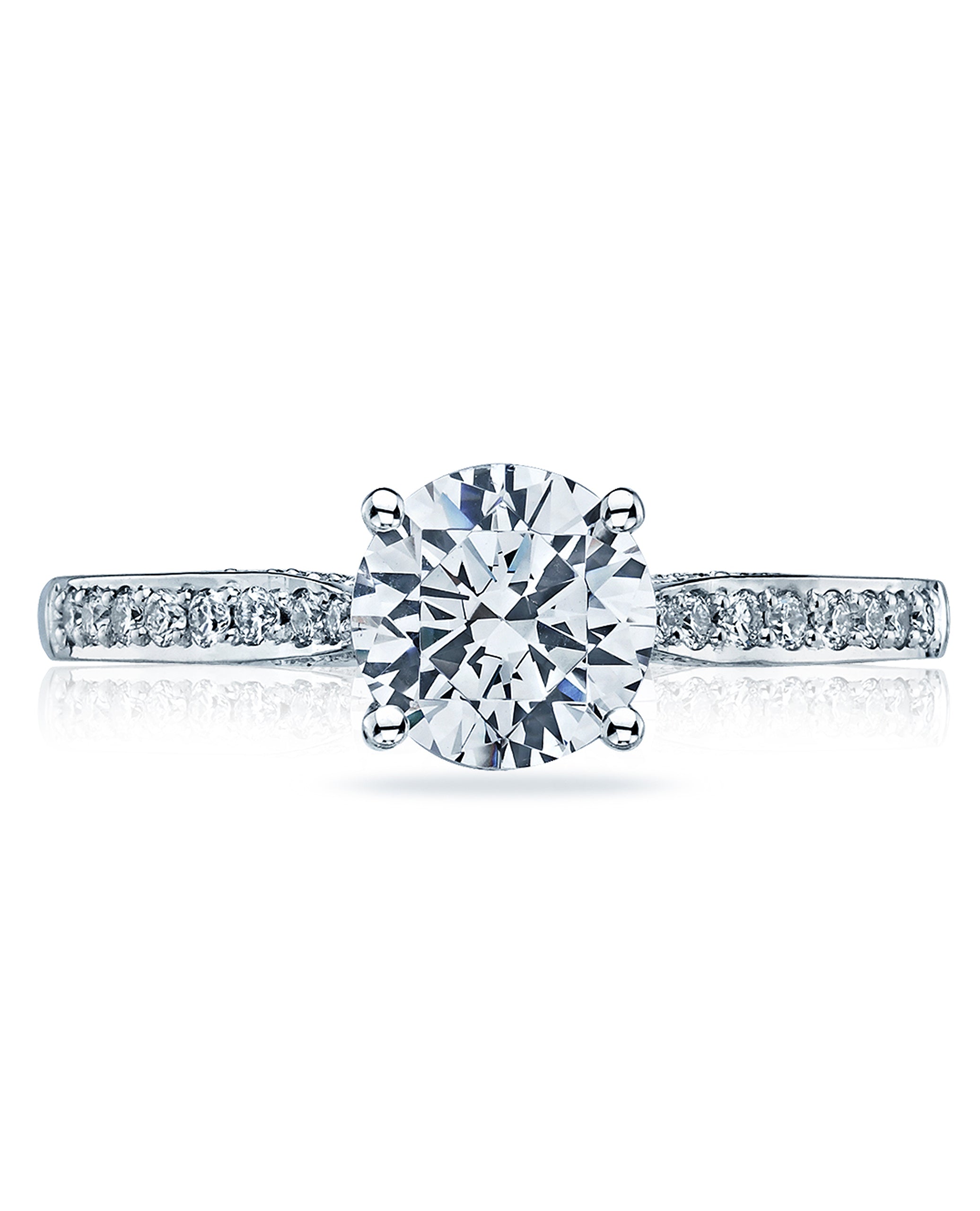 Tacori 2638 RDP7.5 Dantela Platinum Engagement Ring