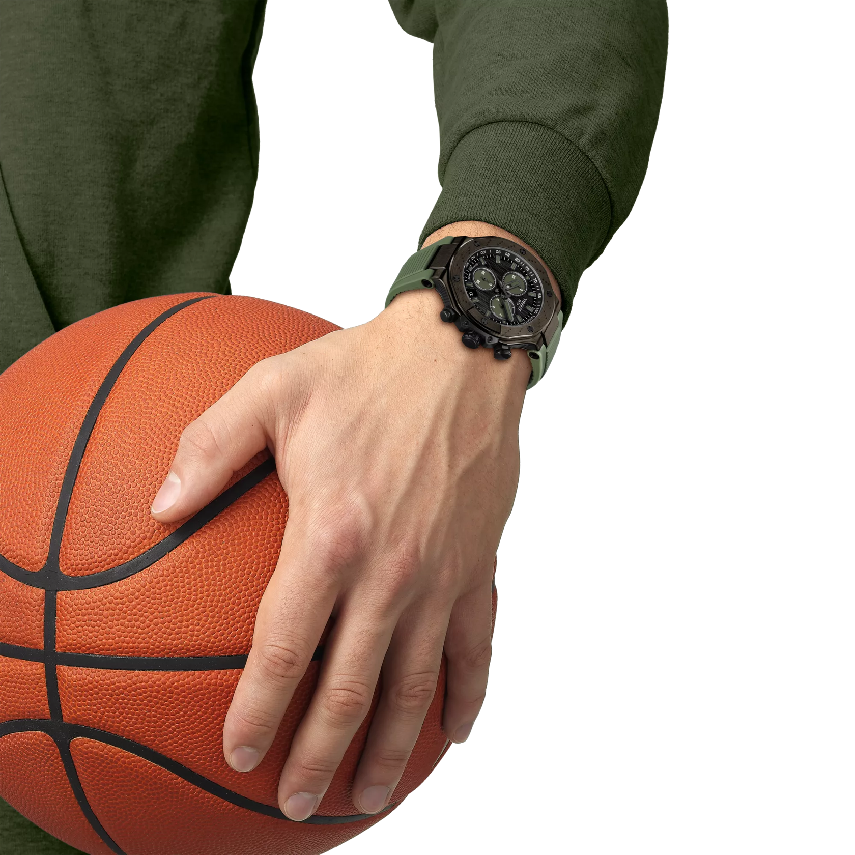 Tissot T141.417.37.061.02 T-Race Quartz Chronograph Watch with Green Strap