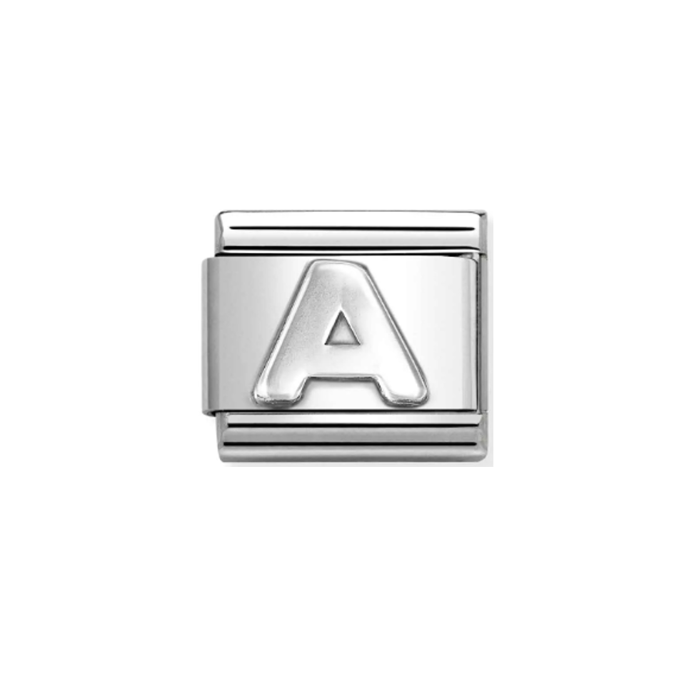 Nomination Composable 330113/01 Silver A Initial