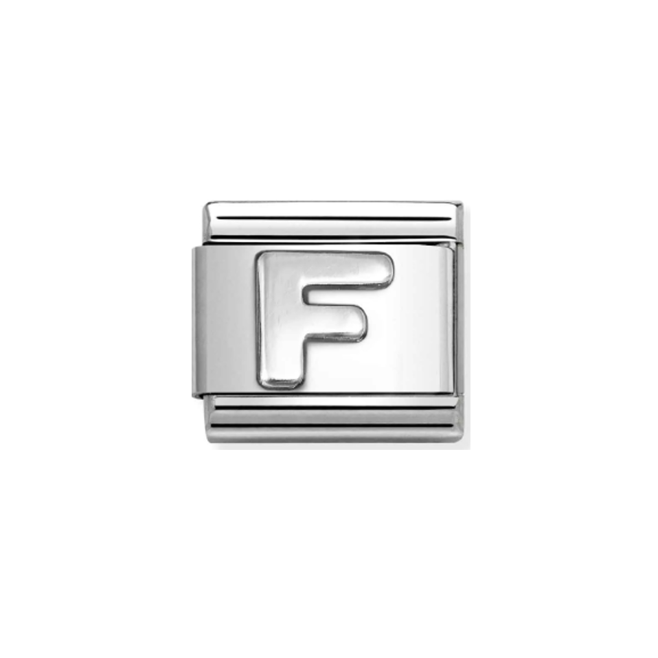 Nomination Composable 330113/06 Silver F Initial