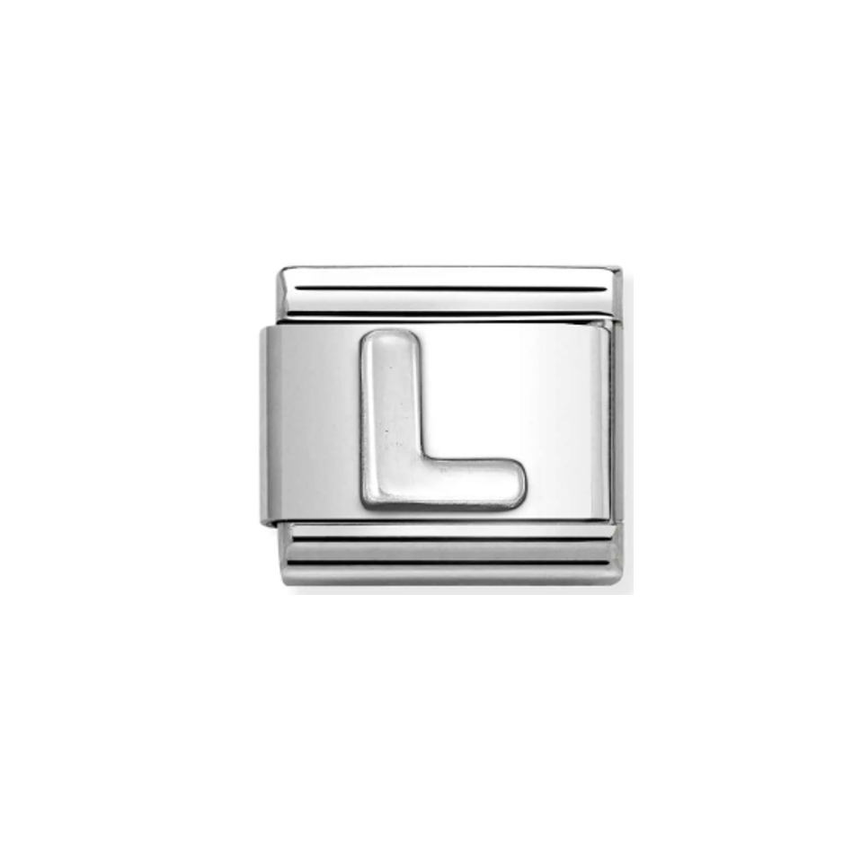 Nomination Composable 330113/12 Silver L Initial